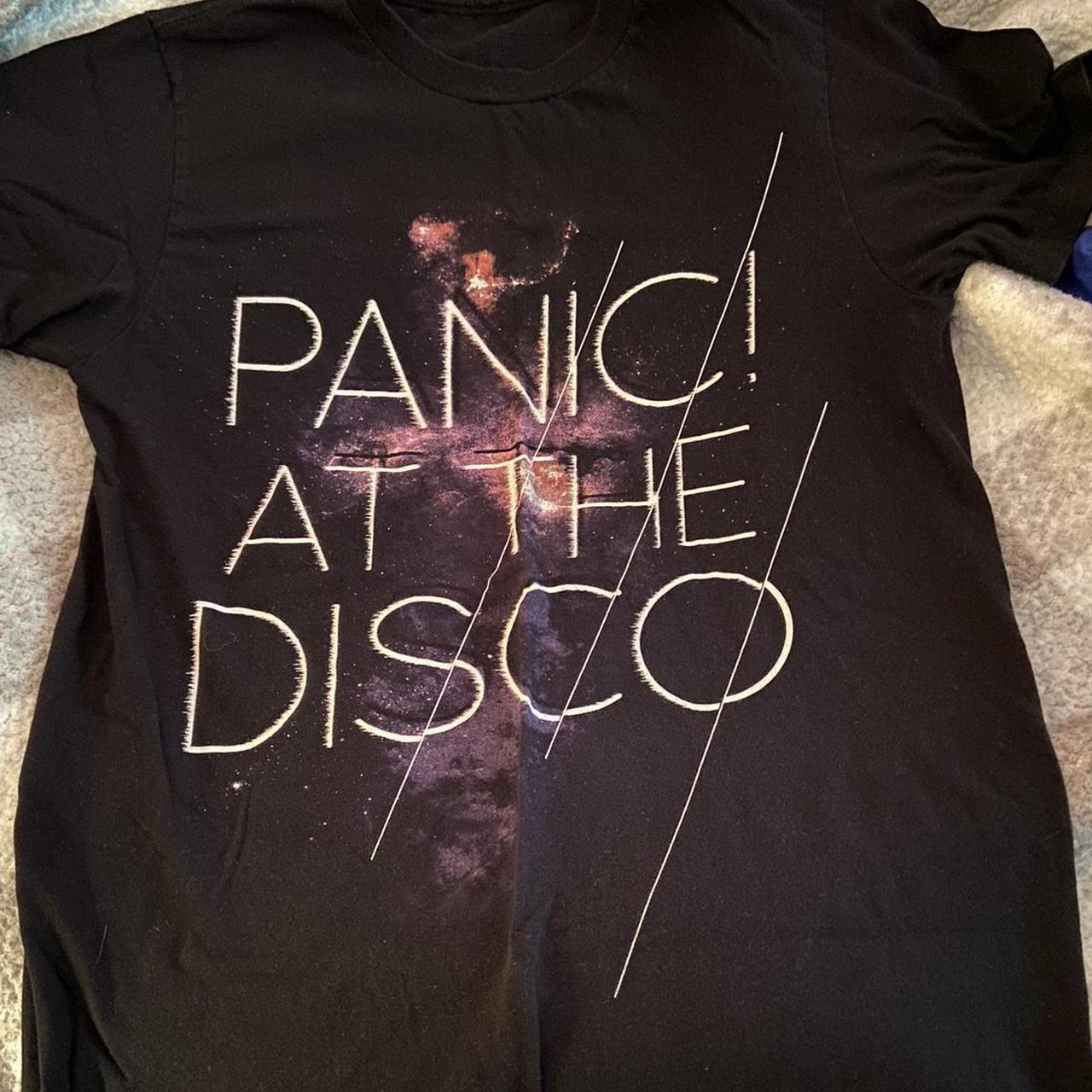 Panic at the disco shirt- emo- medium- from hot topic - Depop