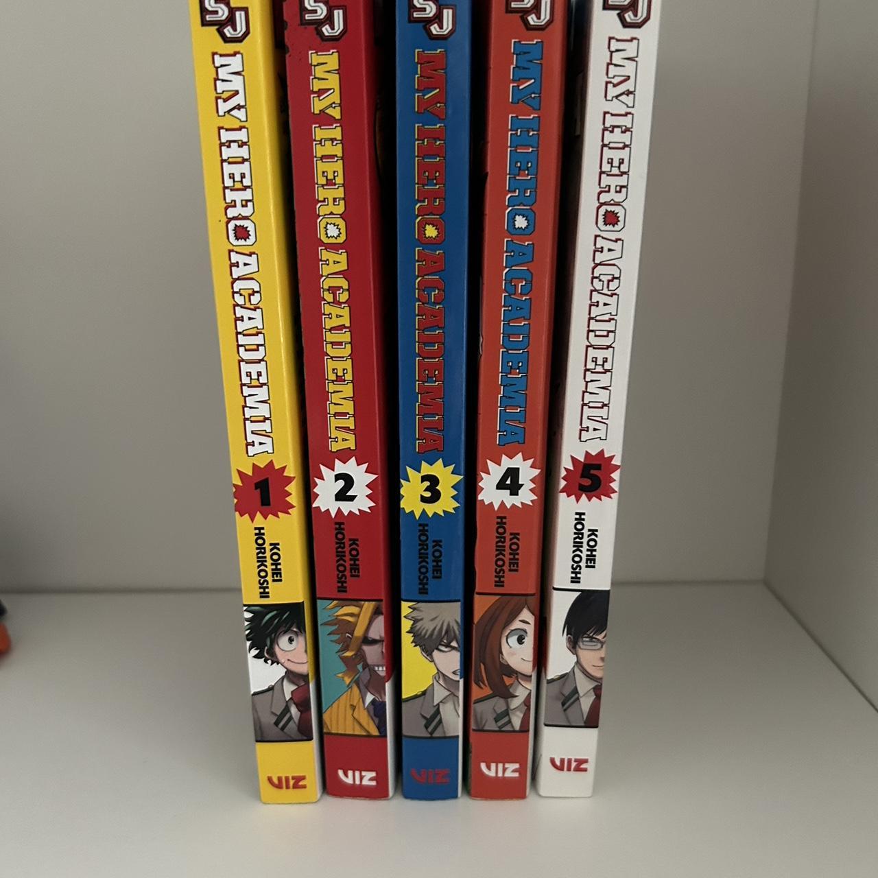 My Hero Academia Books (1-5) #anime #manga #mha... - Depop