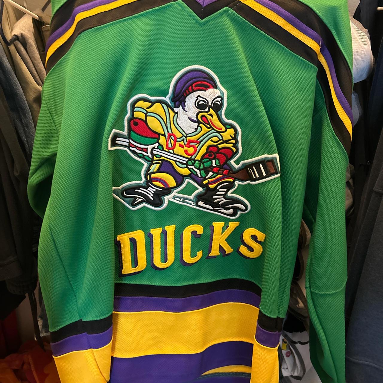 Mighty Ducks 99 Adam Banks Jersey Depop