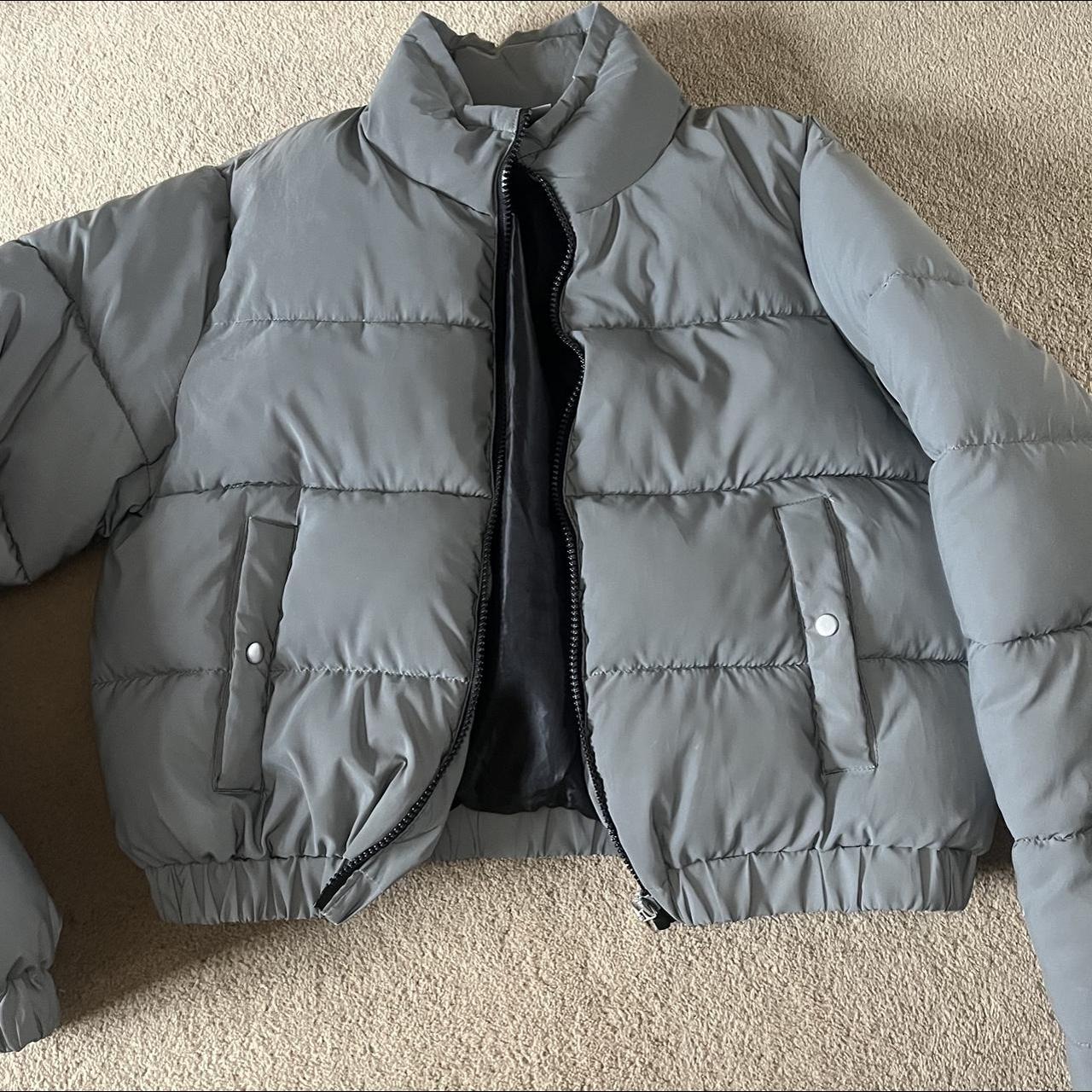 Fila puffer reflective jacket from urban outfitters Depop