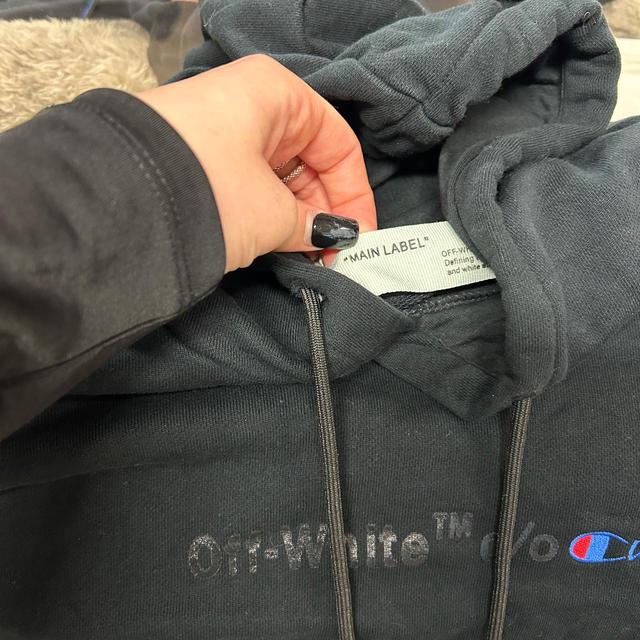 ❣️Off-Whiteパーカー❣️ Off White Black Hoodie | eBay