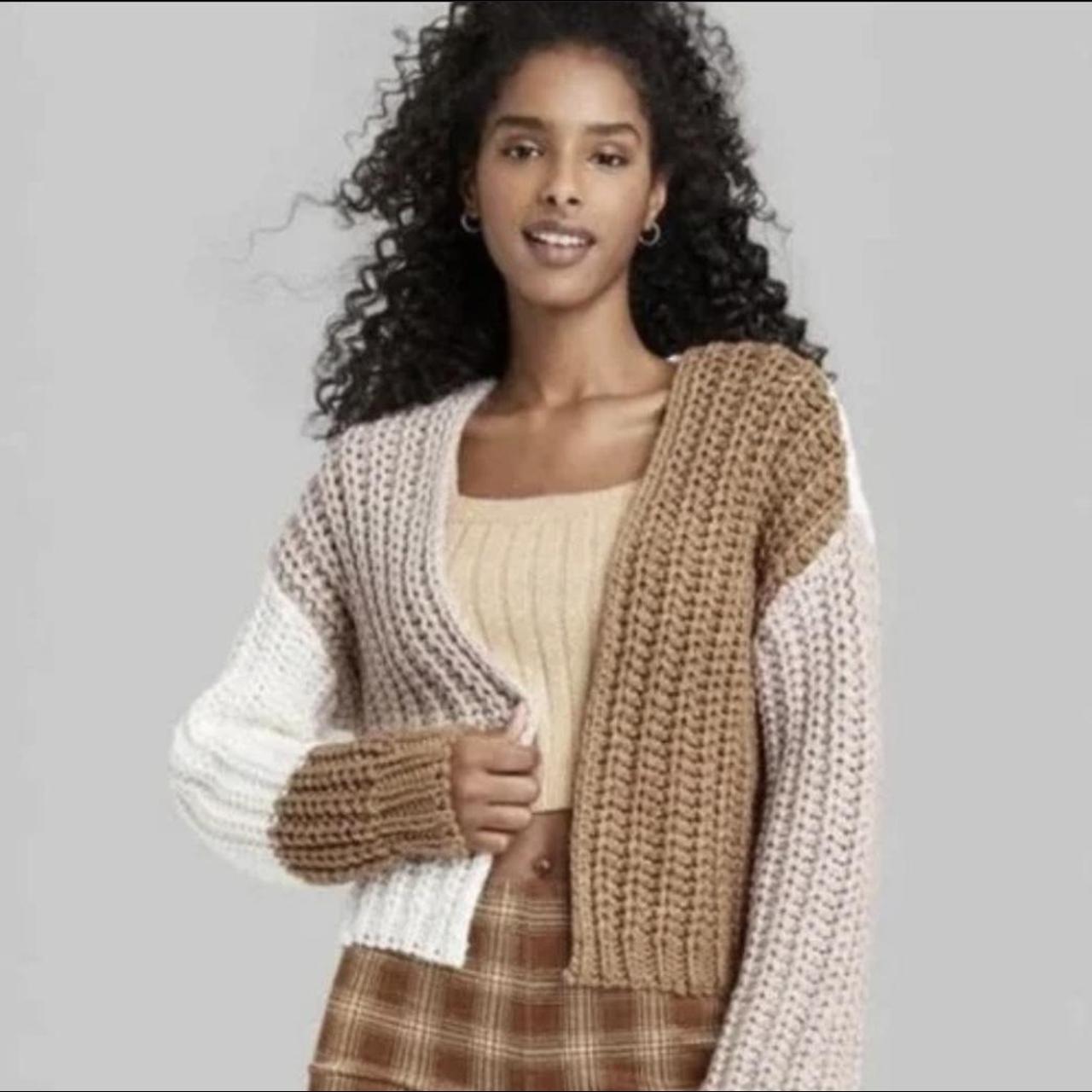 Chunky Knit Crop Cardigan