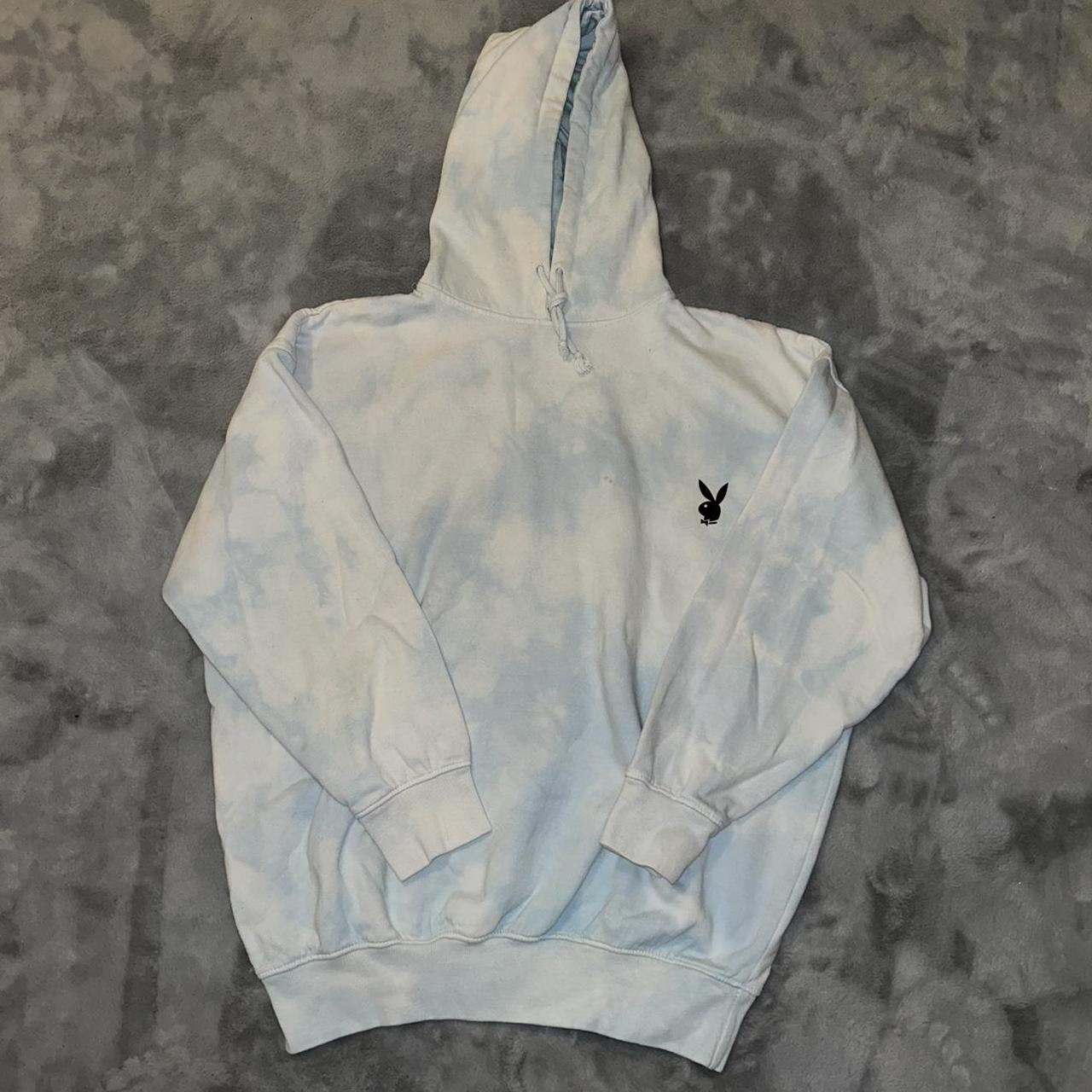 Tie Dye Missguided Beige Hoodie Playboy X Missguided Stone Tie Dye