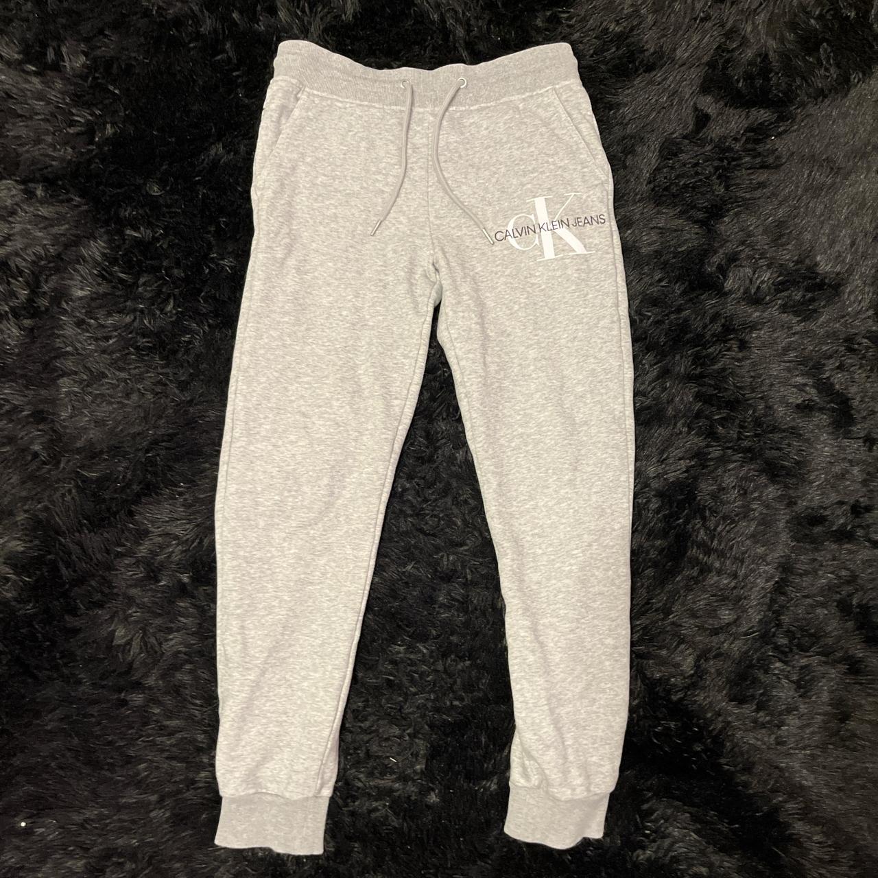 Calvin Klein Grey Sweatpants Size S - Depop