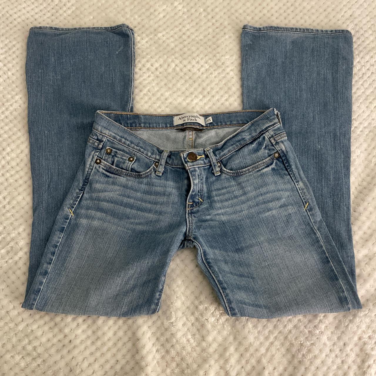 Light blue bootcut low rise jeans, vintage... - Depop