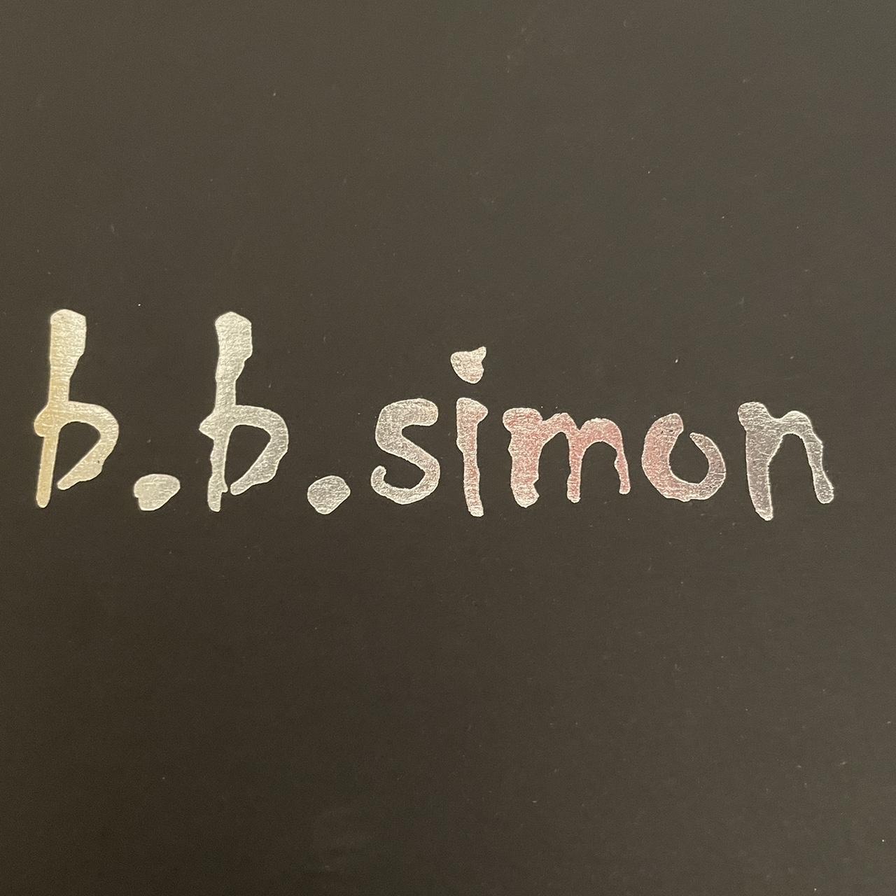 Black B.B Simon Belt Size 36 Good Condition