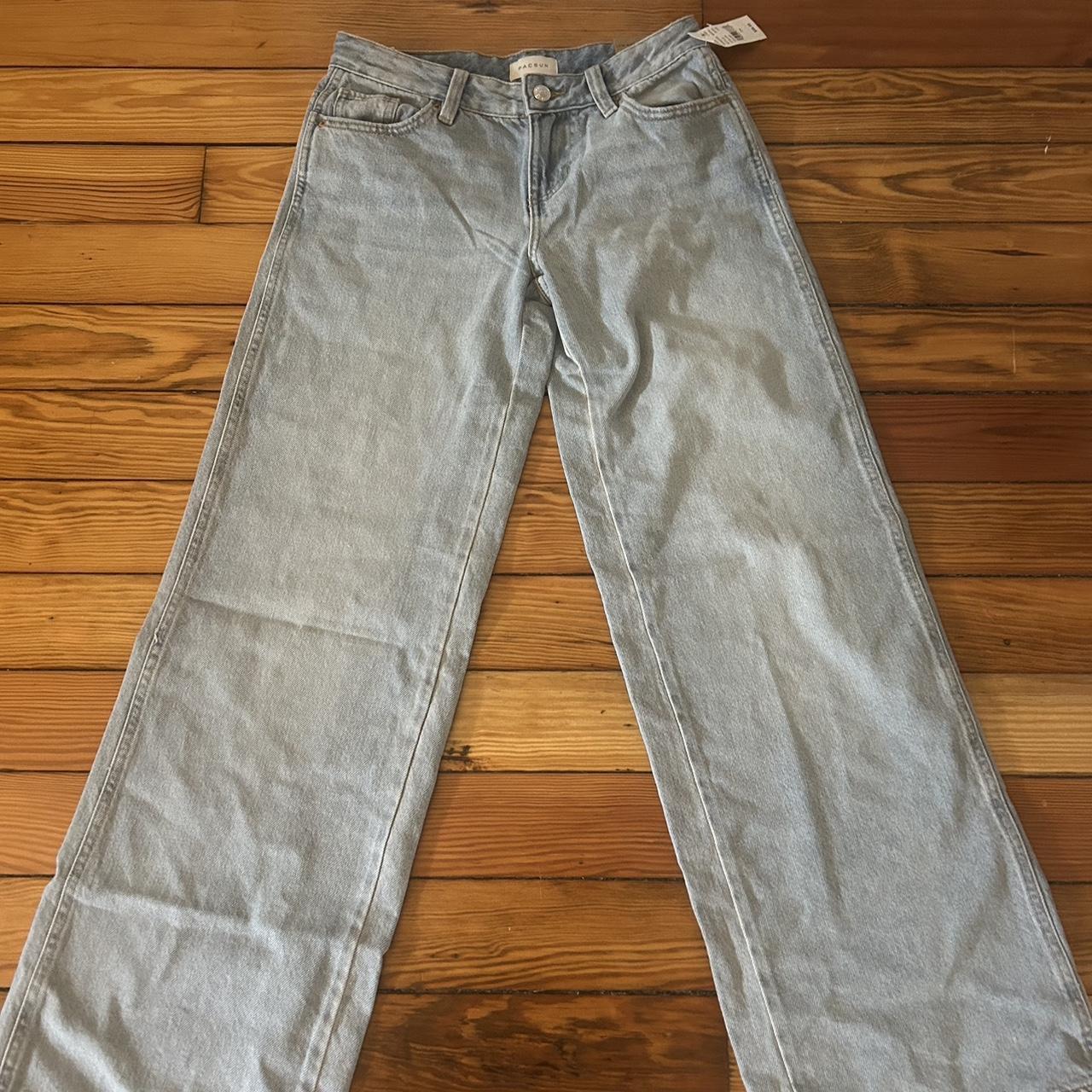 -pacsun low rise baggy wide leg jeans -never... - Depop