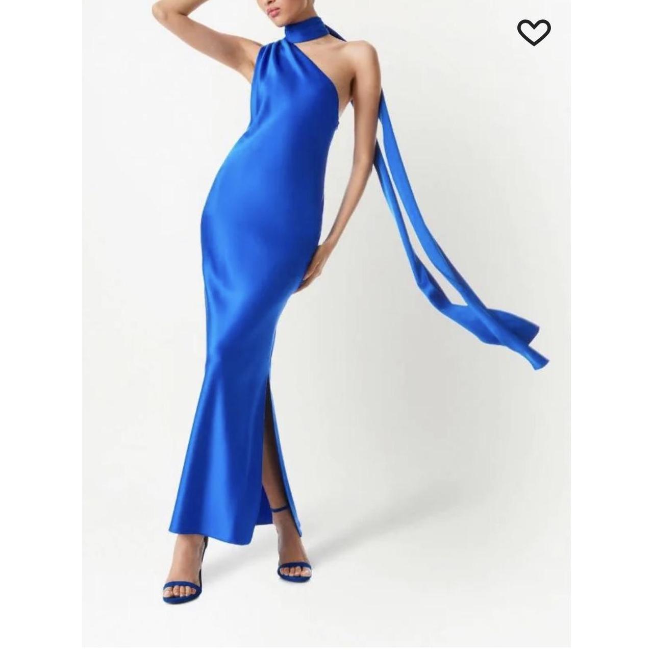 alice + olivia Women's Blue and Navy Dress (2)
