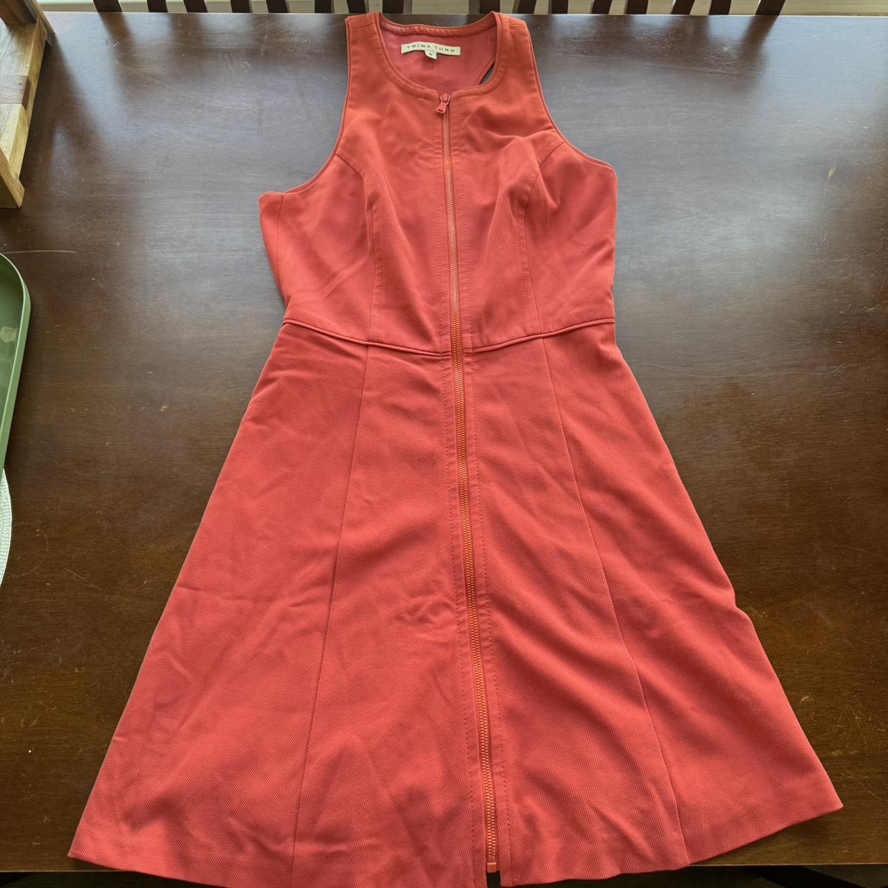 Trina Turk Women's Dress Orange – Trina Turk orange midi - Main Image