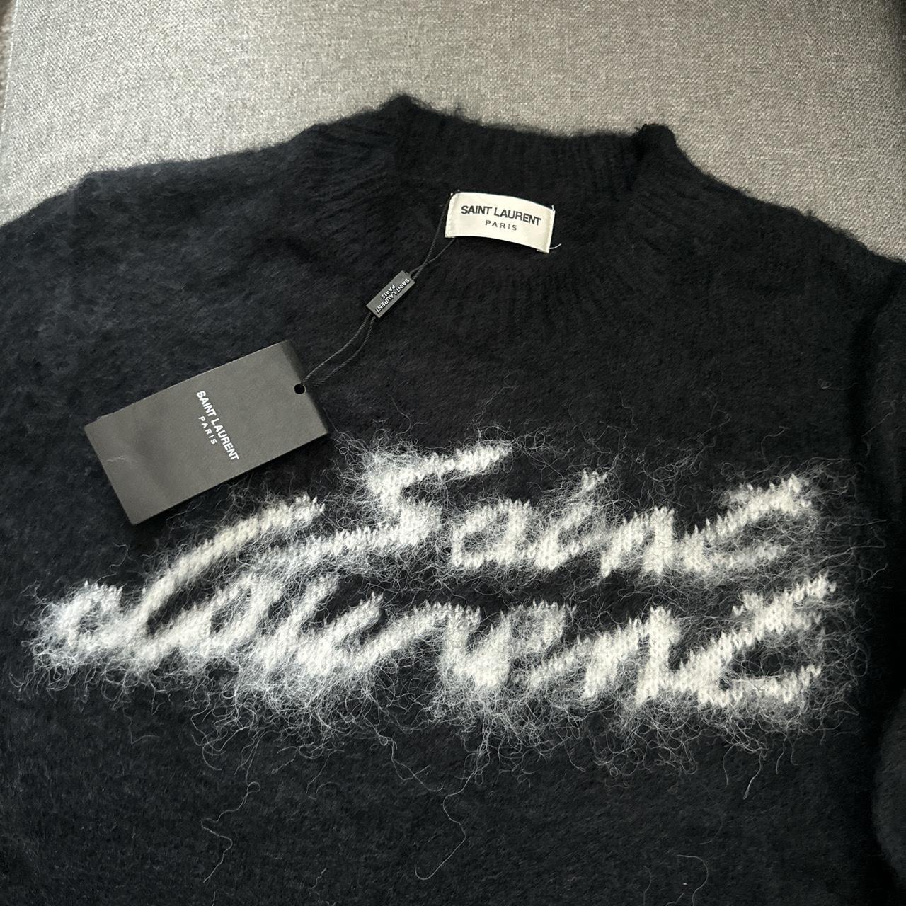 Saint Laurent mohair sweater - Depop