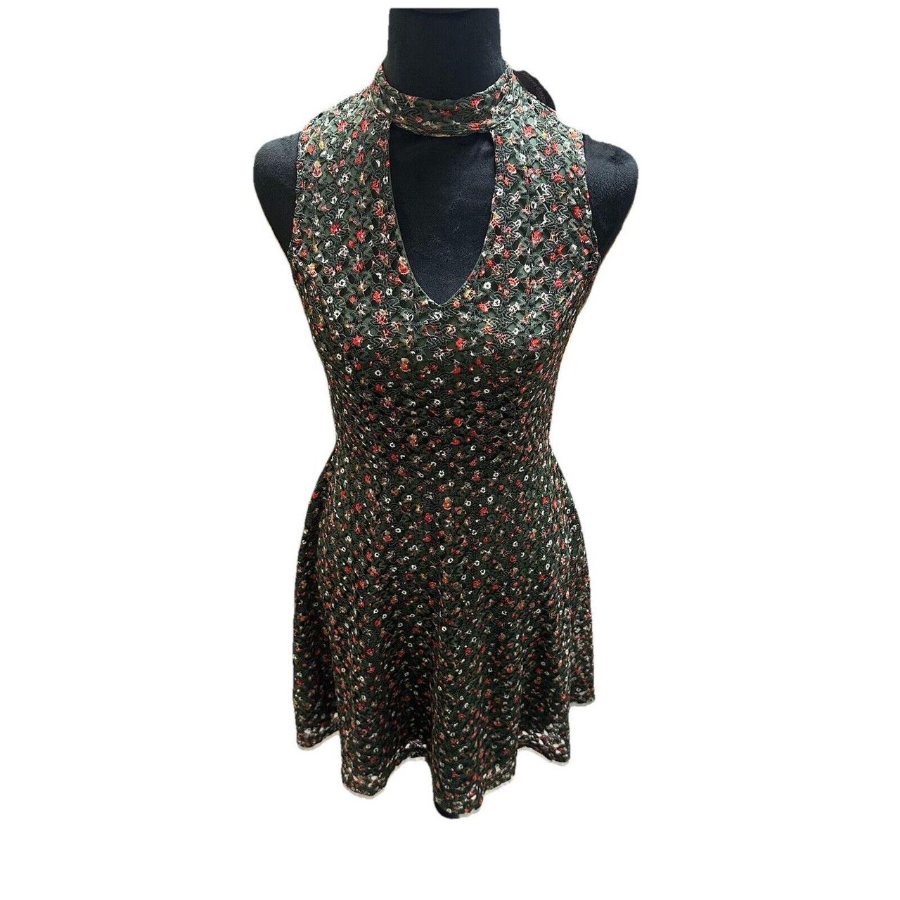 Xhilaration Women's Dress - Green - XS – Xhilaration Dress Women's XS Fit Flare Sleeveless …