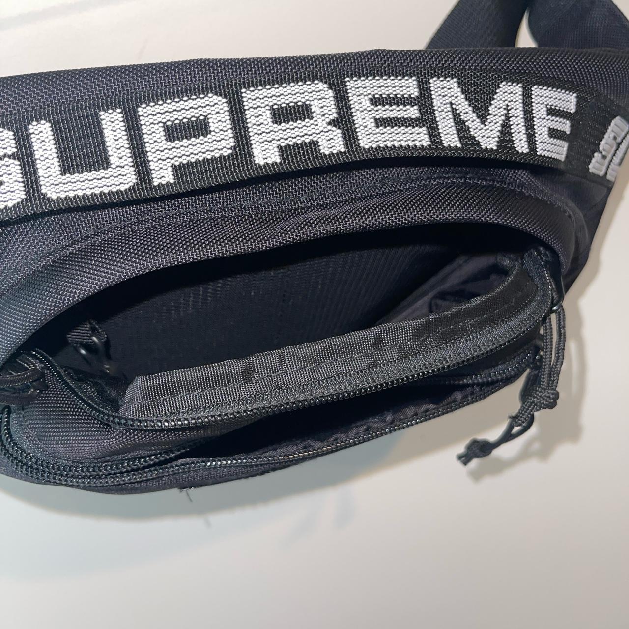 Supreme Waist Bag (SS18): Black! 2 zip pockets and - Depop