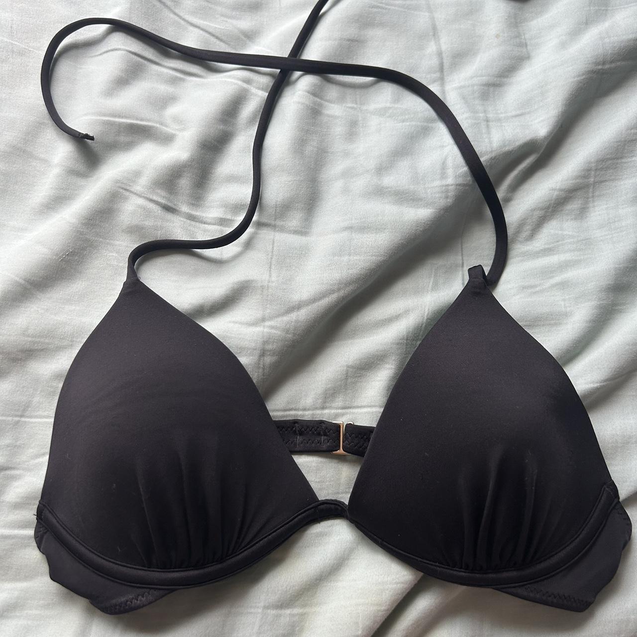 target black bikini top size 34 B more of a push up fit