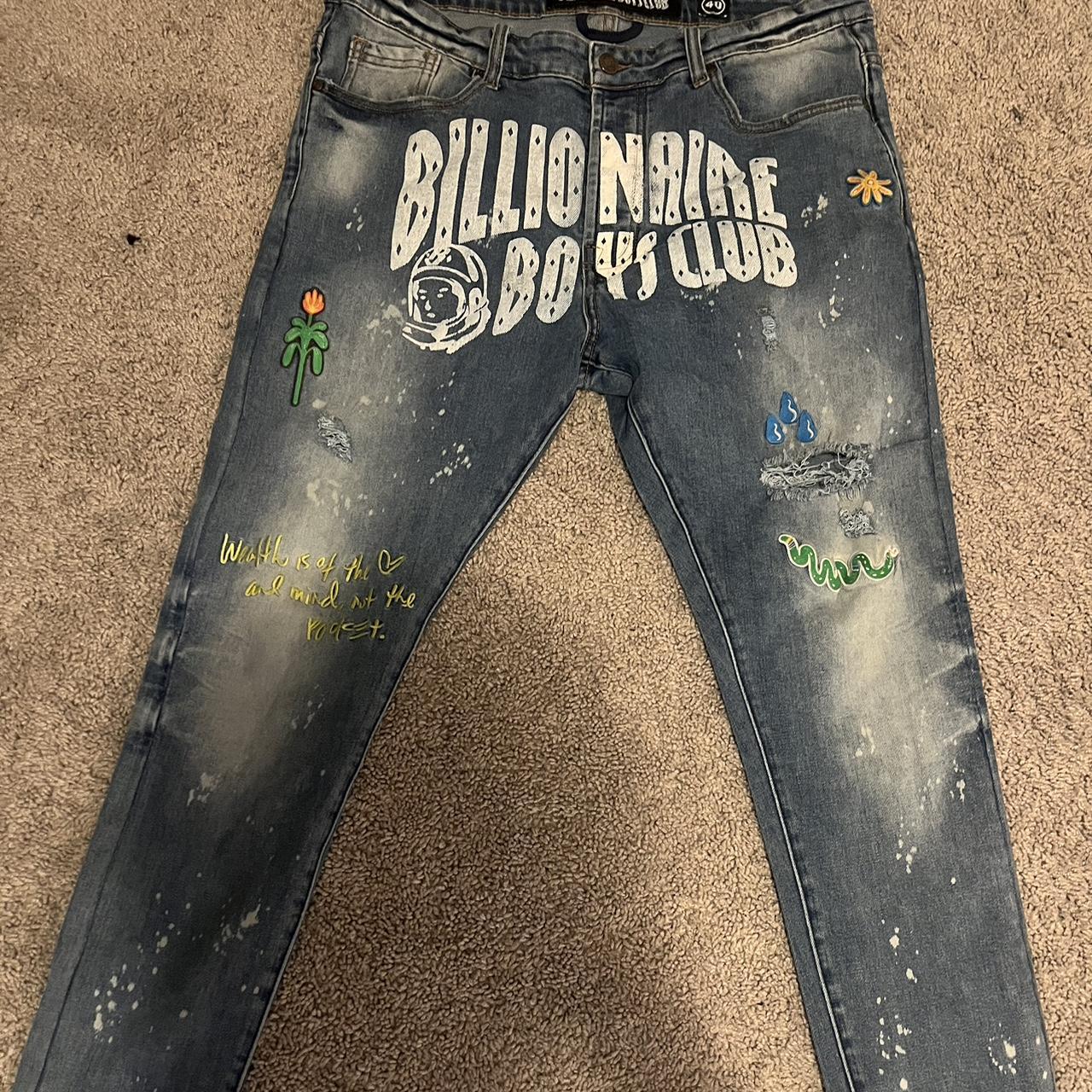 Billionaire boys club jeans worn 3 times no signs of... - Depop