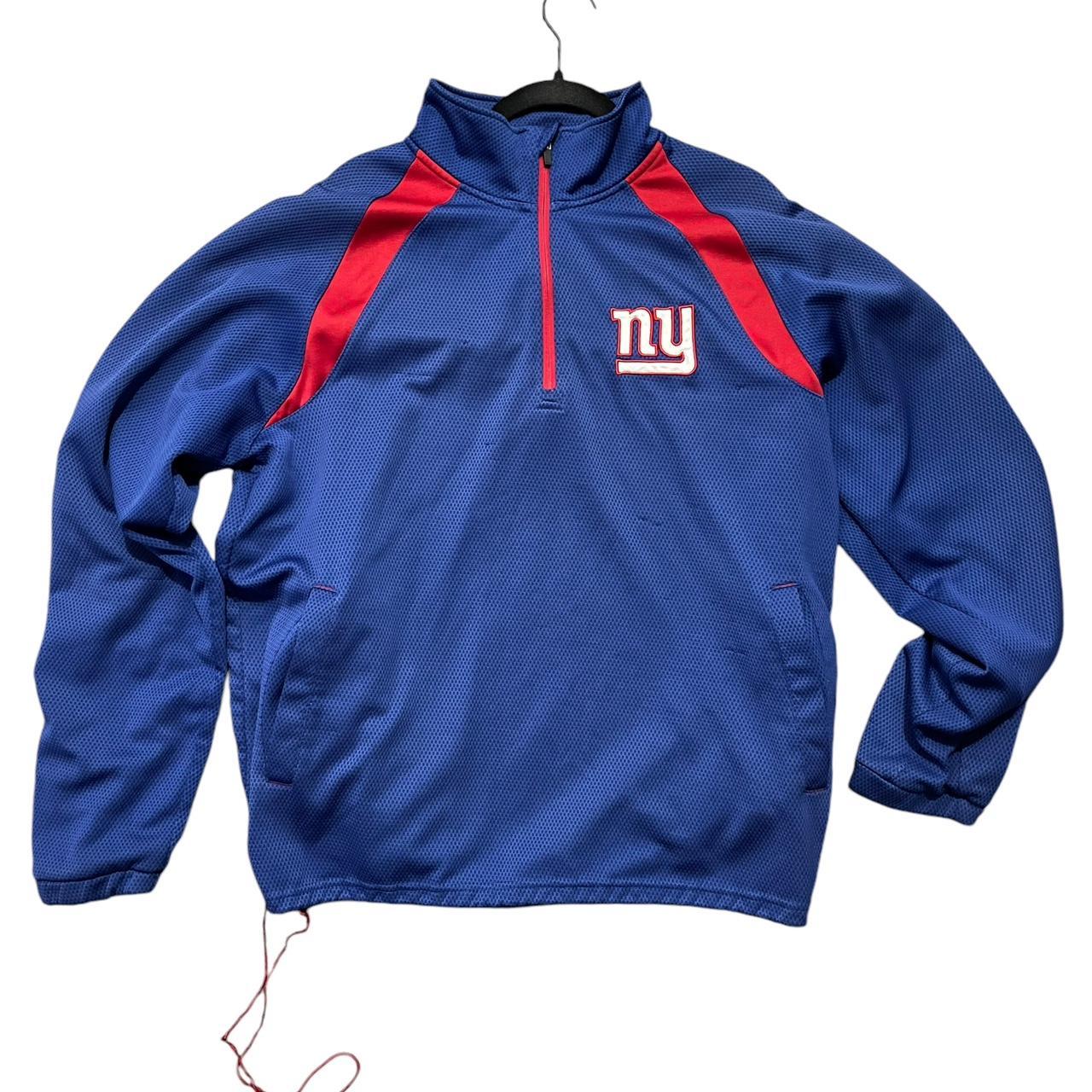 NFL New York store Giants 1/4 Zip Pullover Windbreaker Jacket Men’s XXL