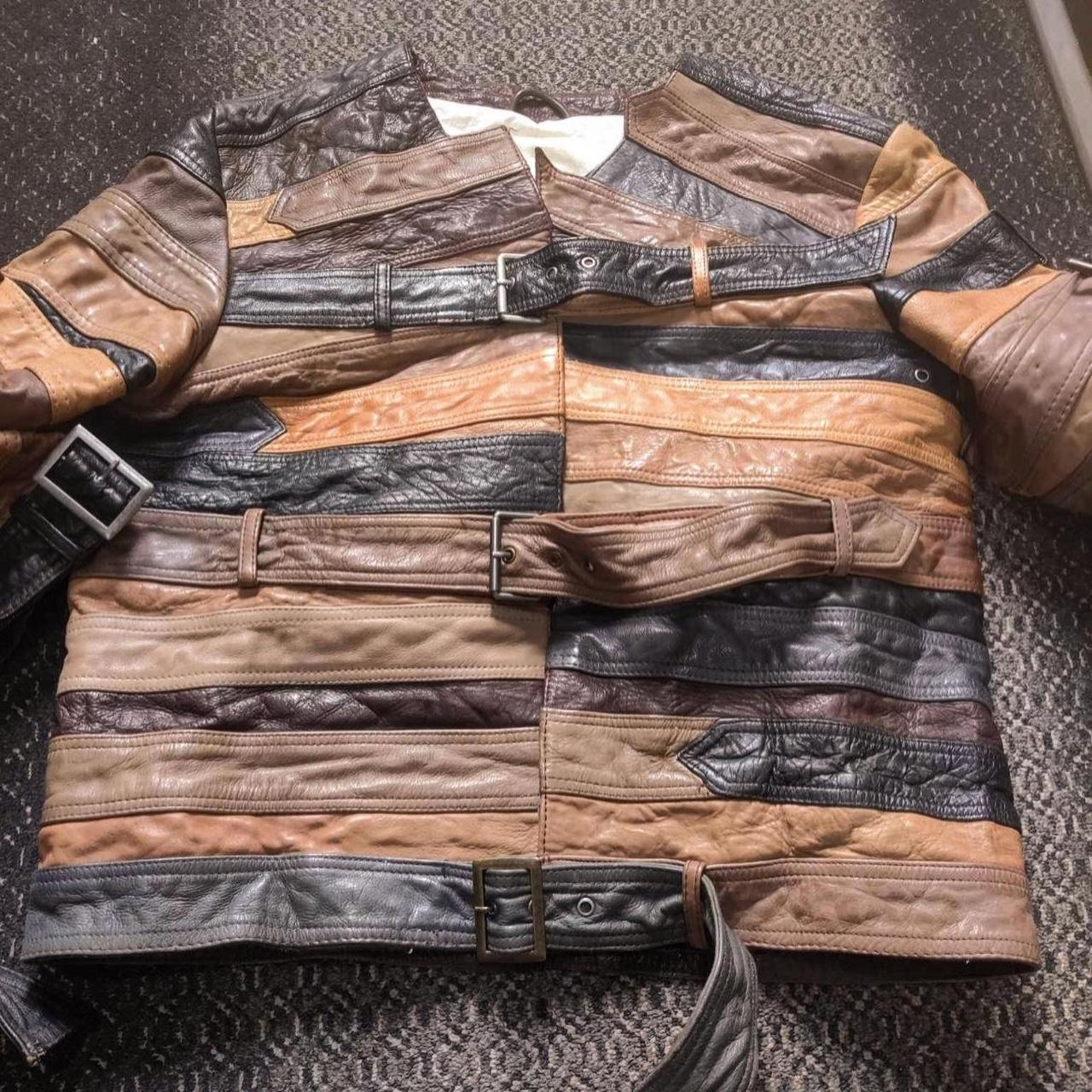 MAISON MARTIN MARGIELA x H&M Leather Belts Jacket... Depop