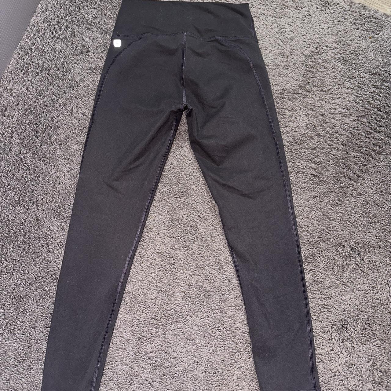 xxs dark grey/ tint of purple fabletics leggings - Depop