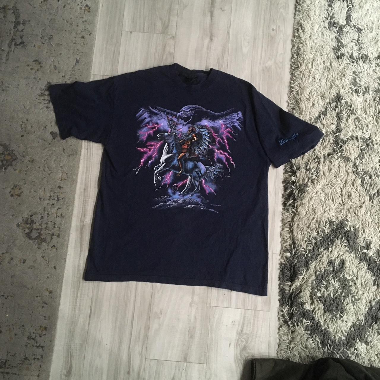 Habitat vintage Washington Native American t-shirt... - Depop