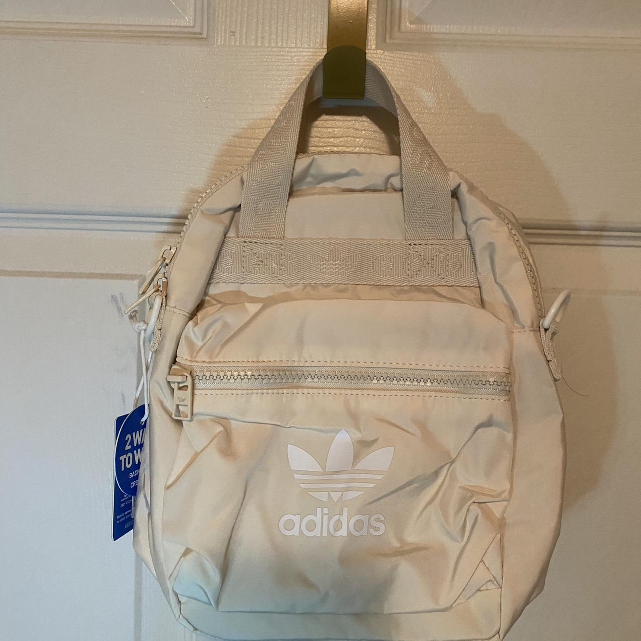 New Adidas tan mini backpack