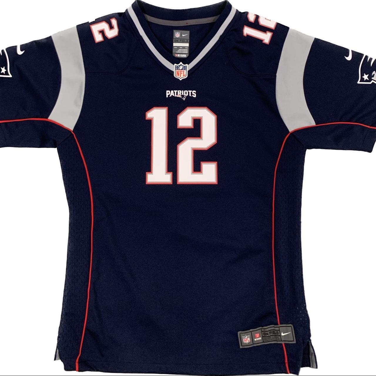 Vintage New England Patriots Tom Brady Jersey in - Depop