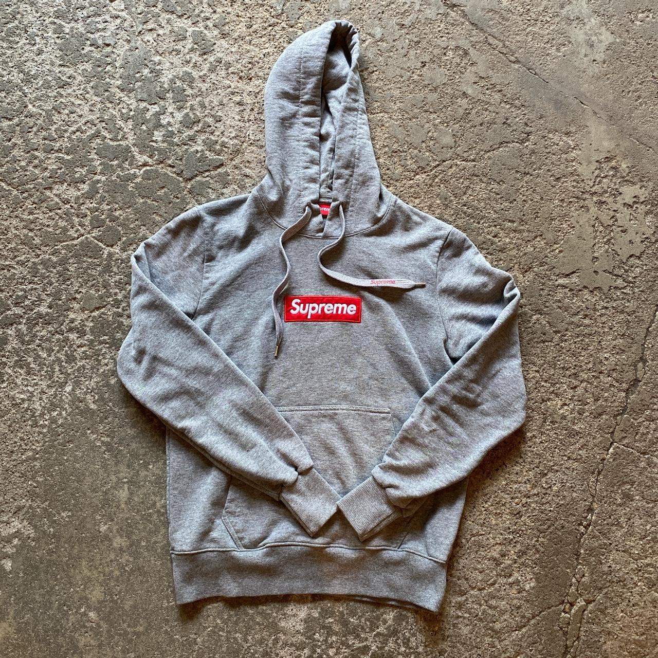 Grey Supreme Italia hoodie Will accept almost any... - Depop