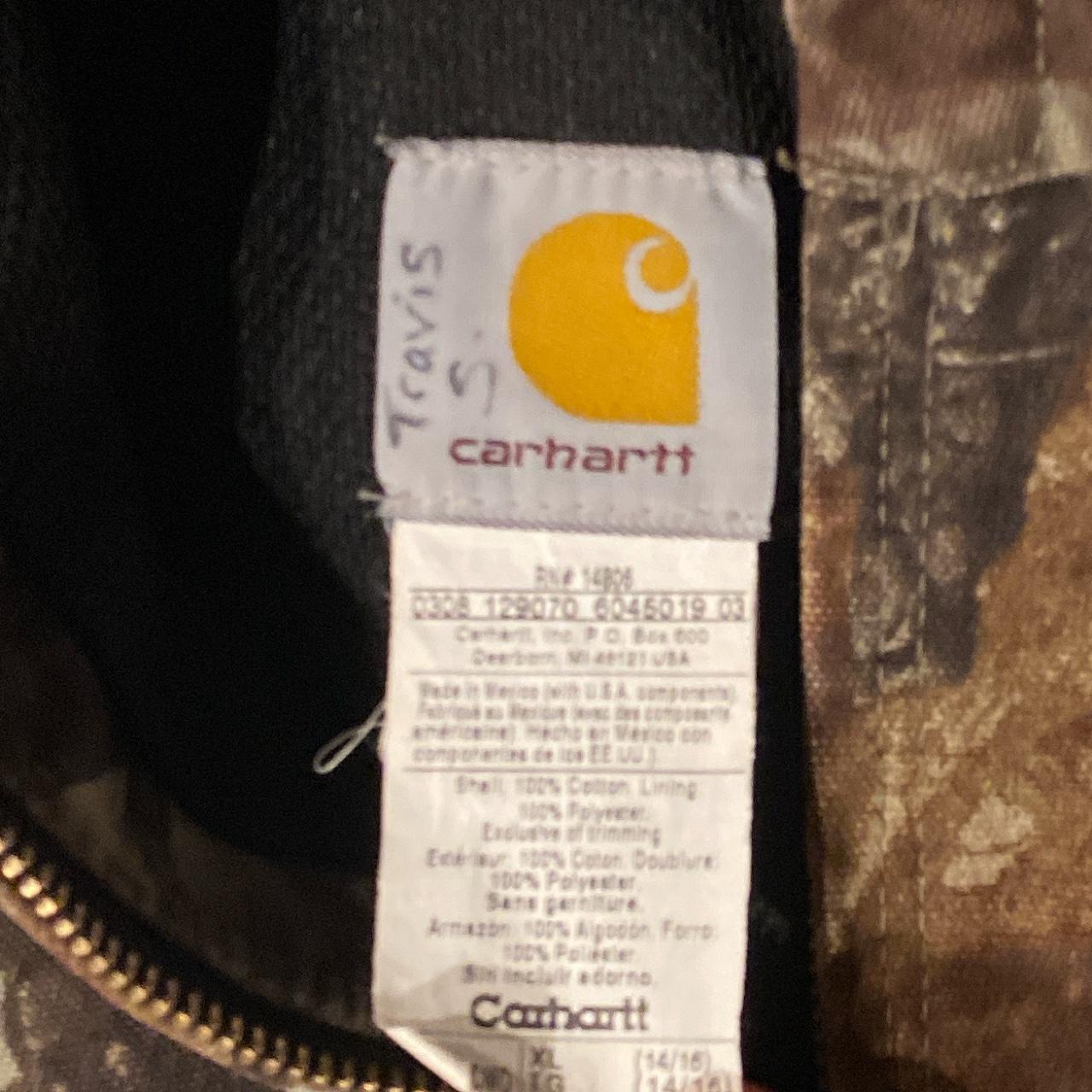 Carhartt realtree jacket - youth XL Perfect fitted... - Depop