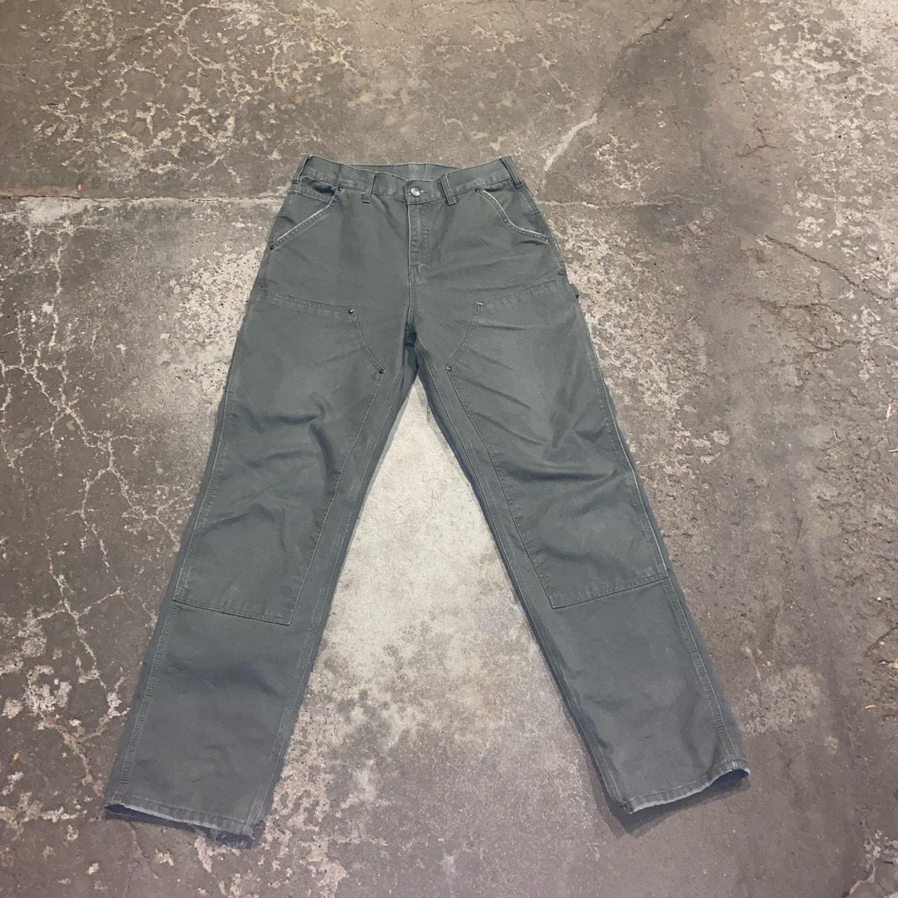 Carhartt double knee pants You know why its cheap - Depop