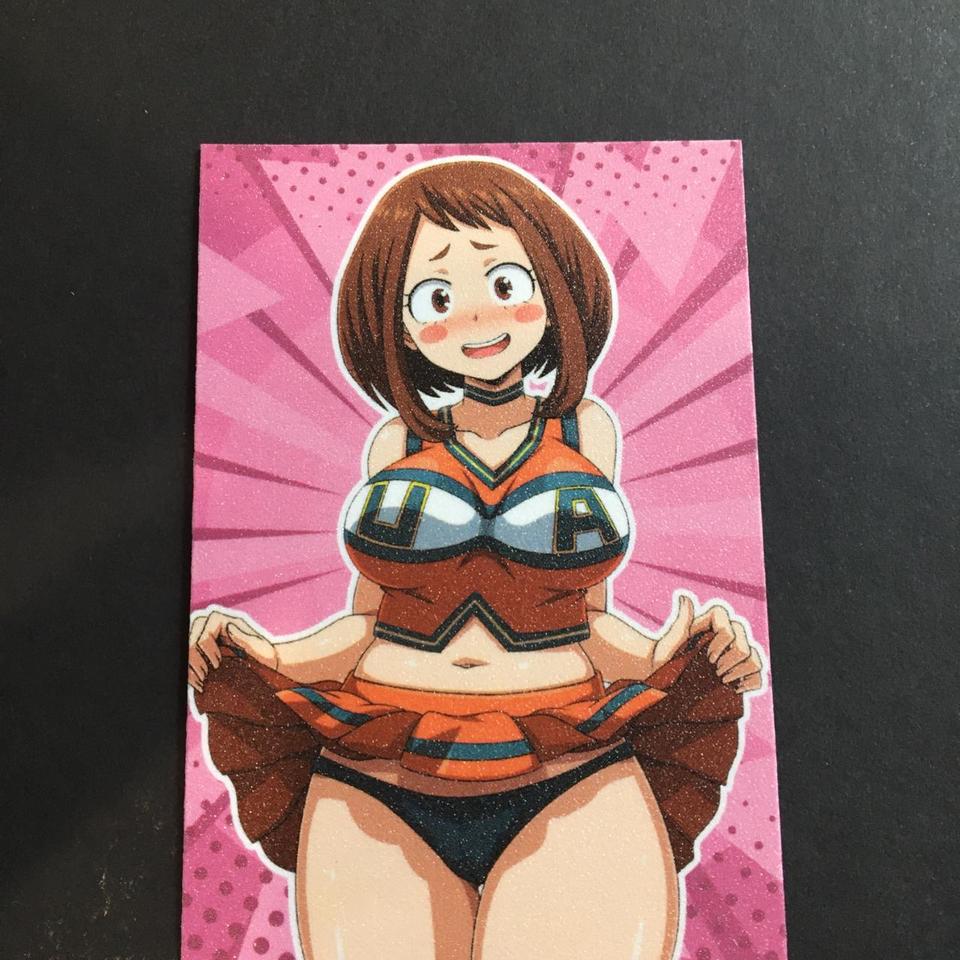 My hero academia MHA Uraraka Ochaco sexy shiny card - Depop