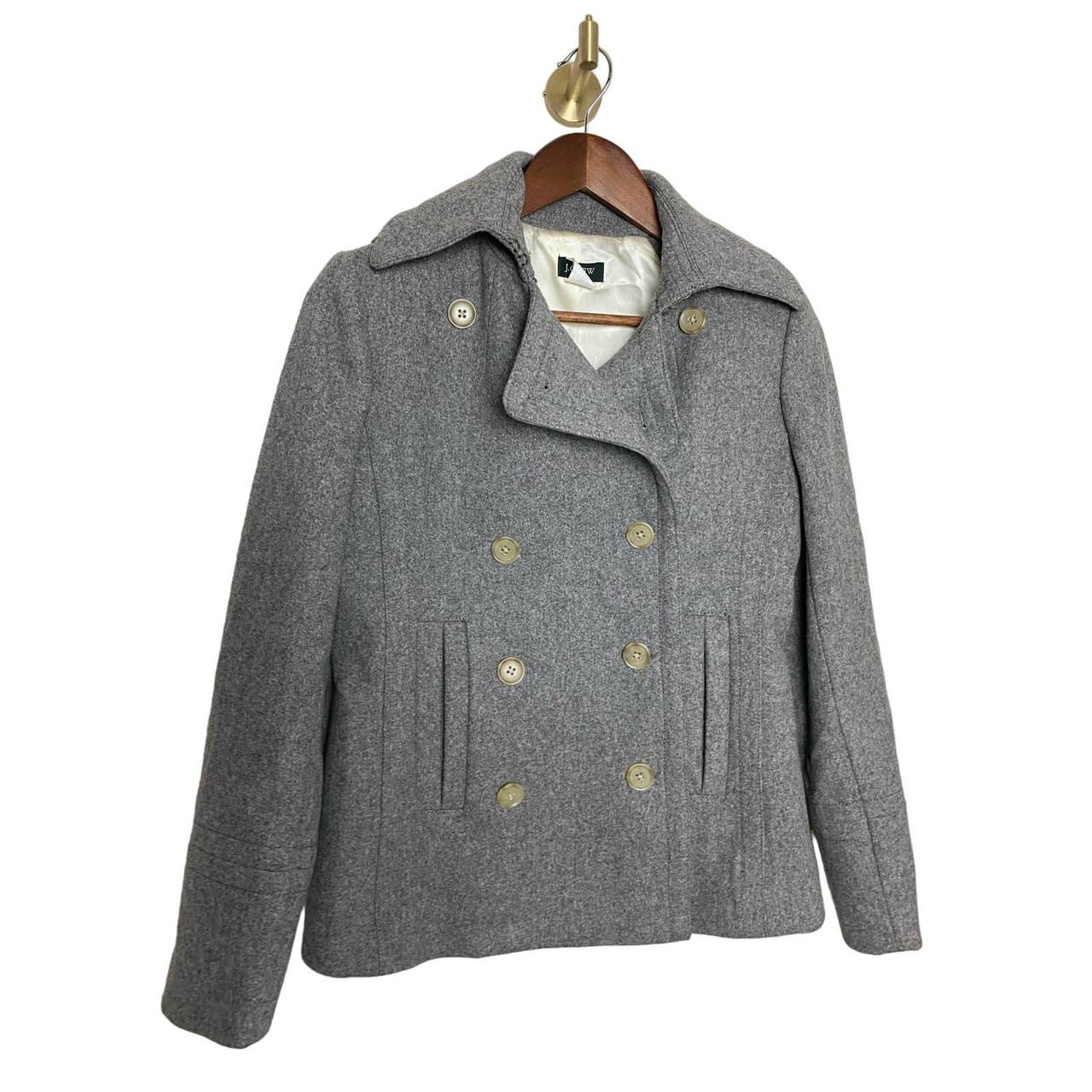 J crew hot sale peacoat women's