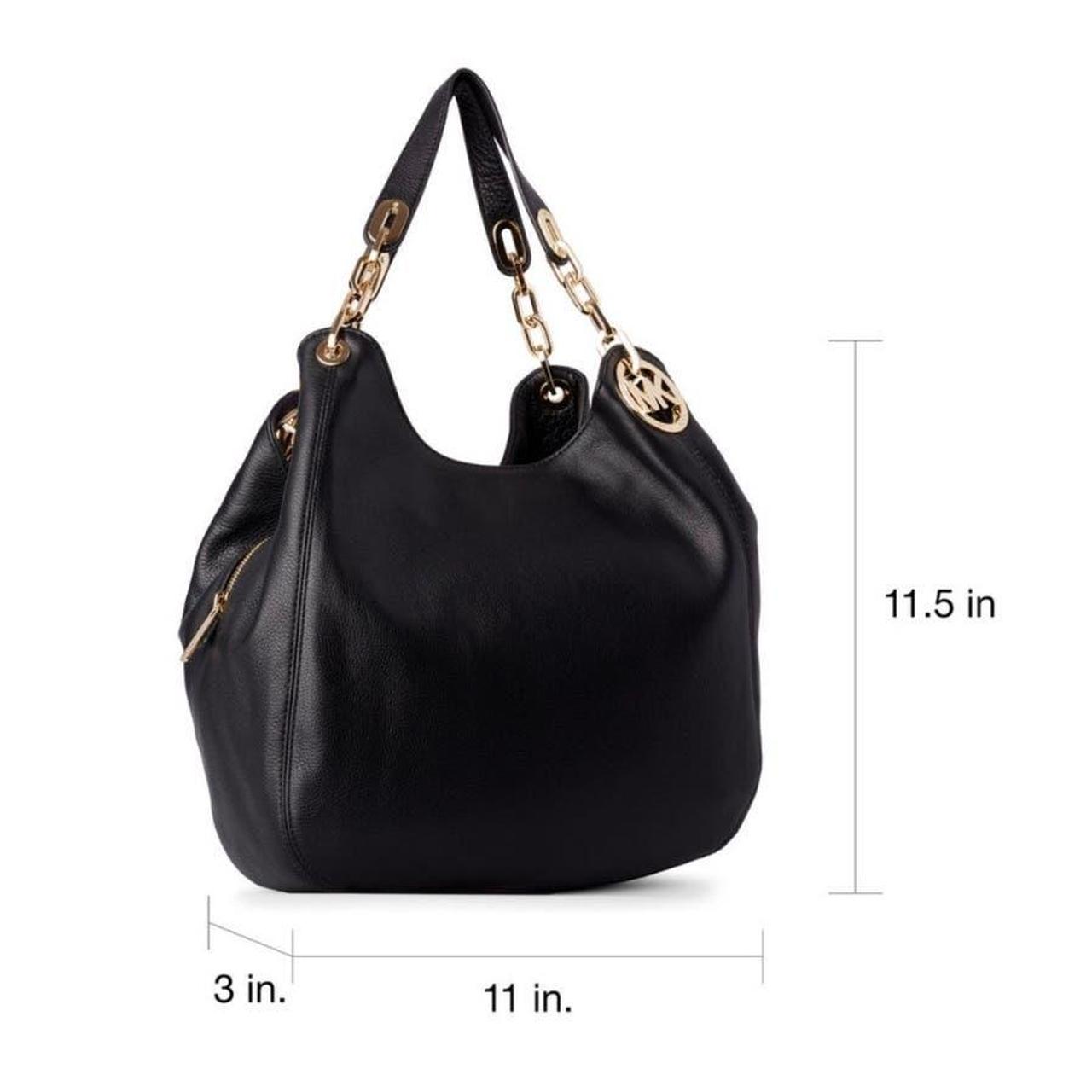 Michael kors fulton on sale large hobo black