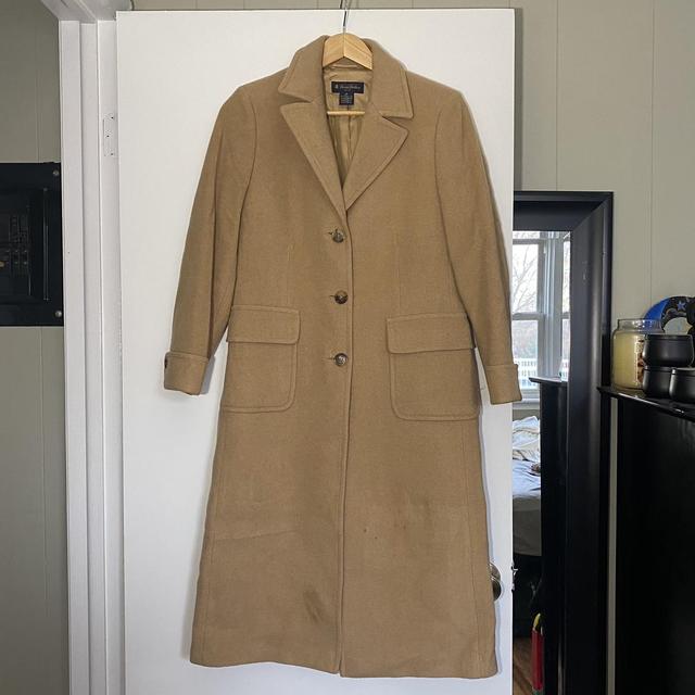 brooks brothers womens camel coat