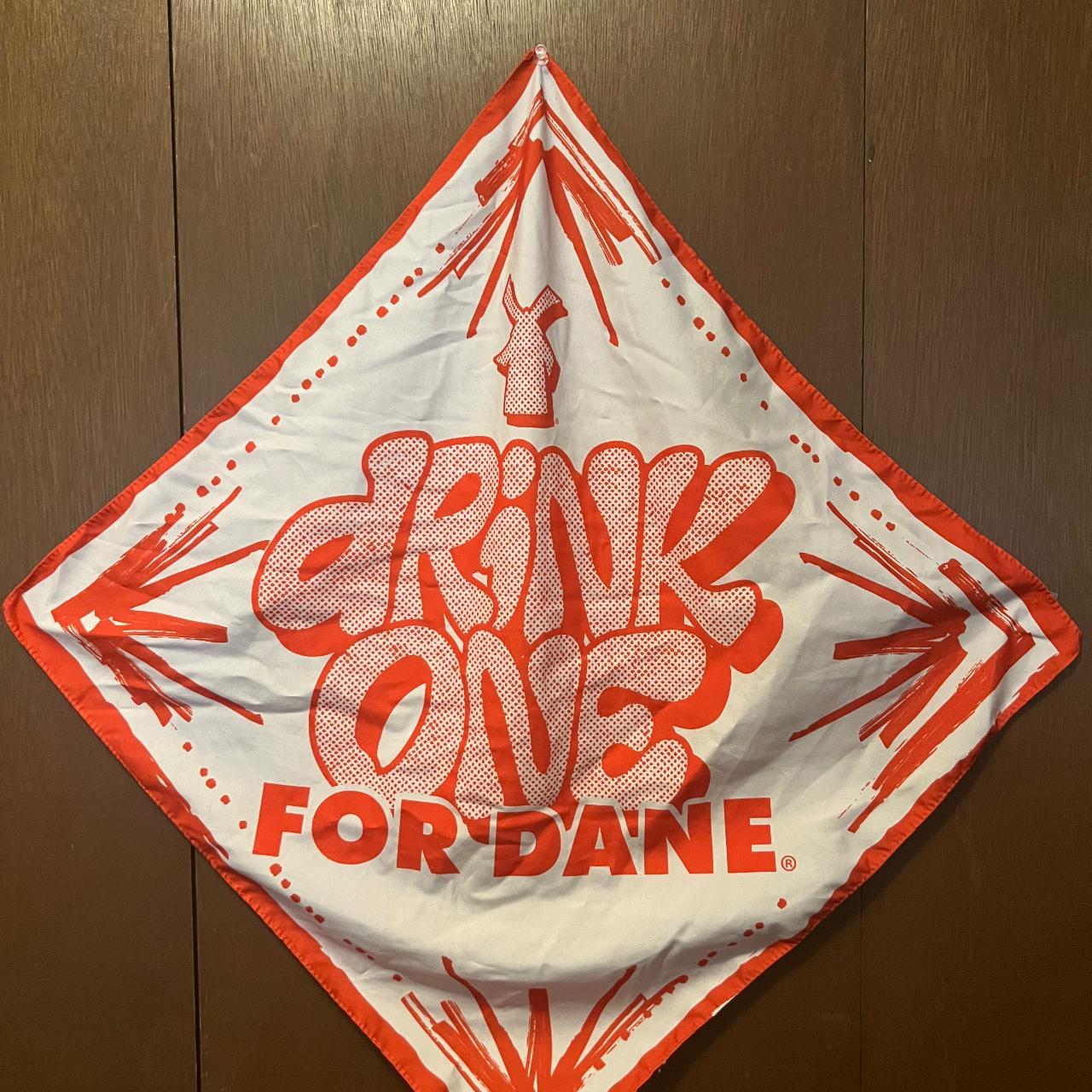 Dutch Bros "Drink One for Dane" bandana. Depop