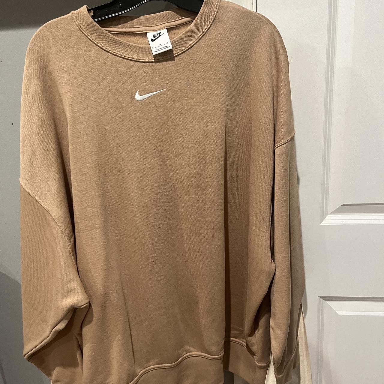 Nike Sweater Vintage Nike Crewneck Brown Vintage Nike Crewneck