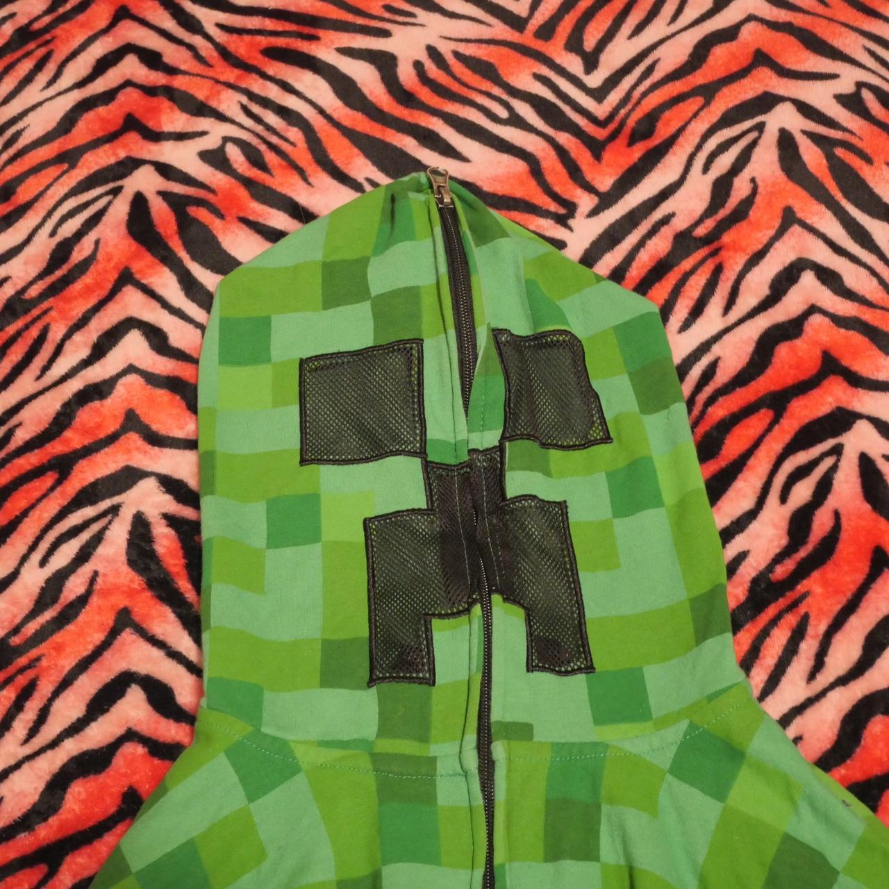 Minecraft Creeper Jacket With ZipUp Hoodie &... Depop