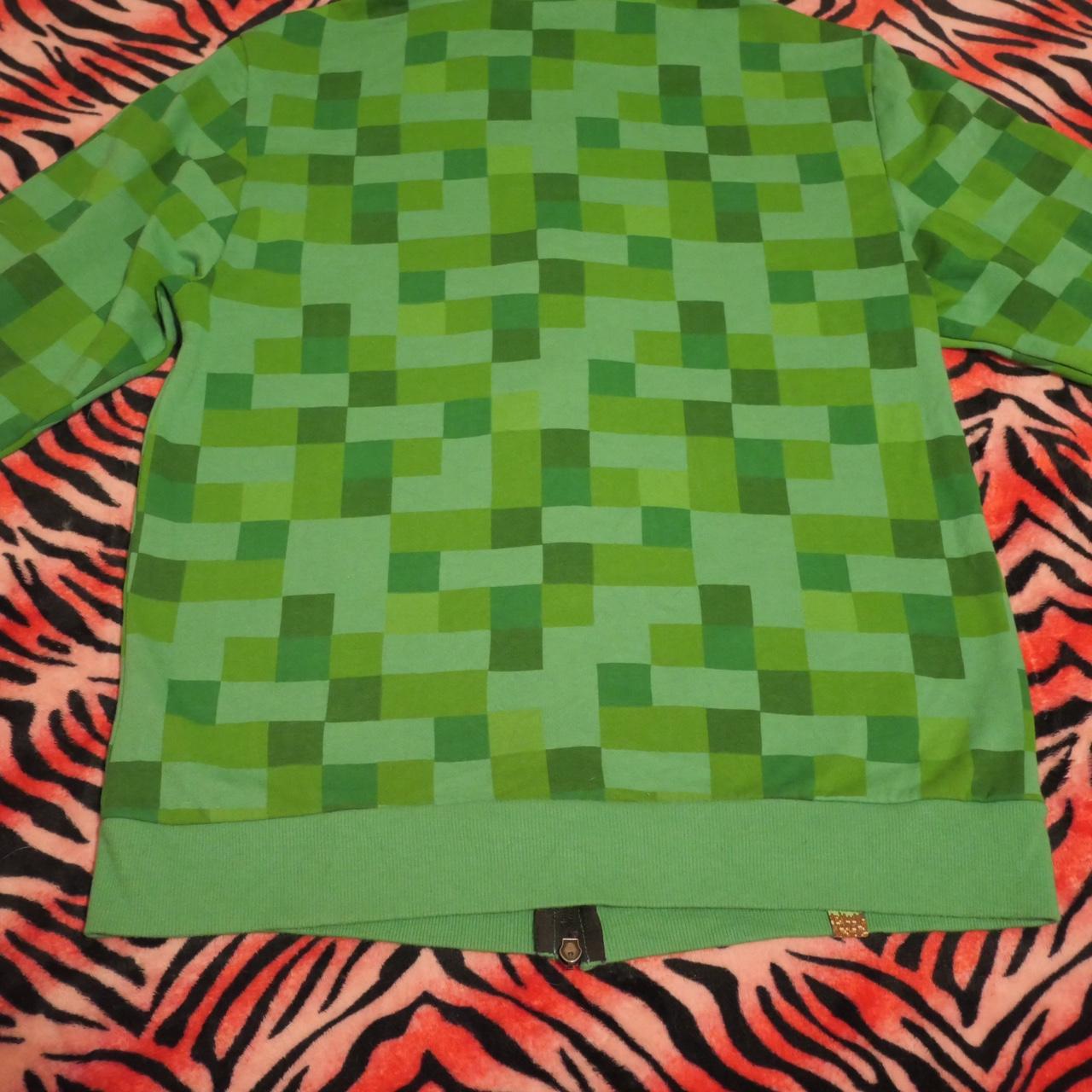 Minecraft Creeper Jacket With Zip-Up Hoodie &... - Depop