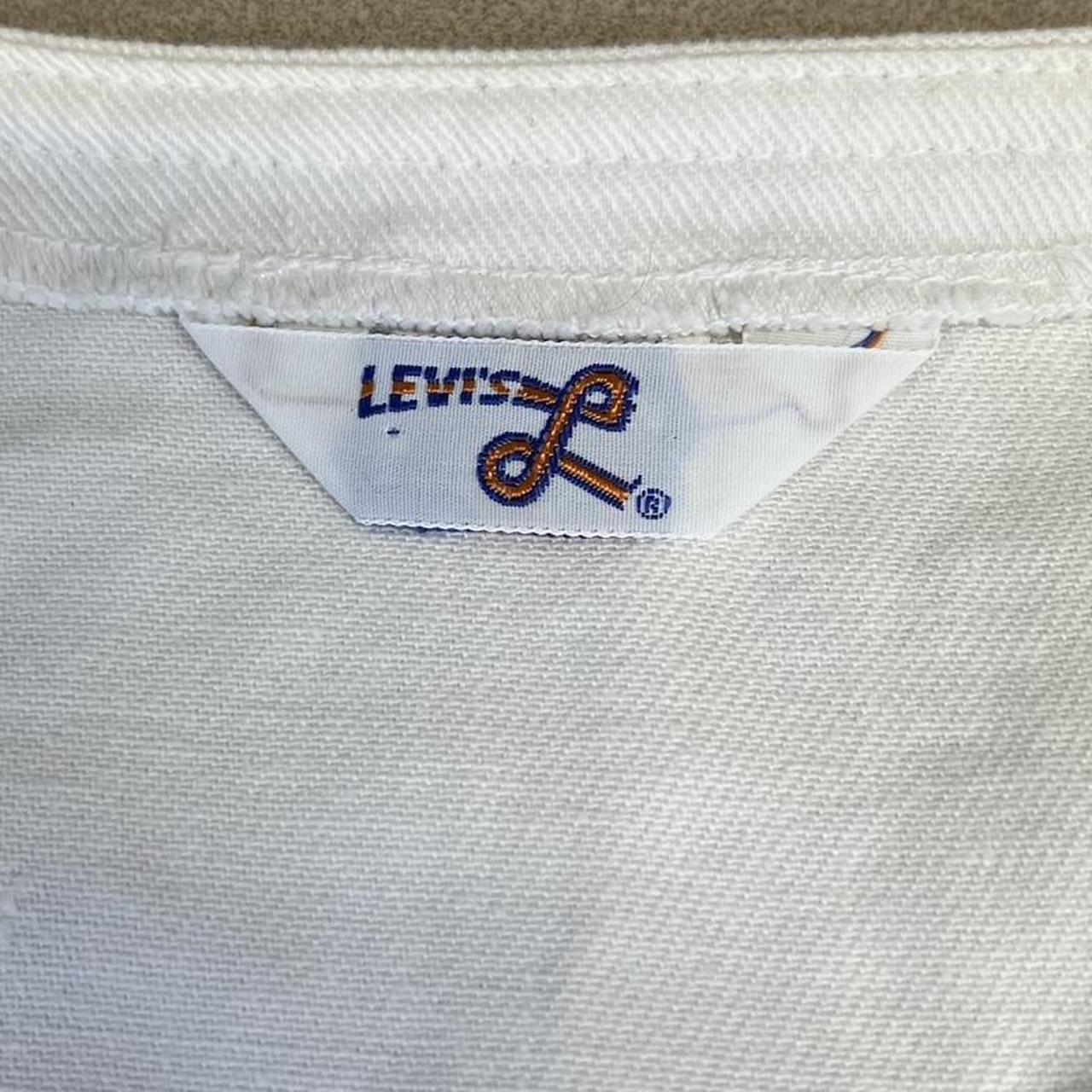 Levi's Women's Vest - White - M – Vintage 70’s Le… - image 3