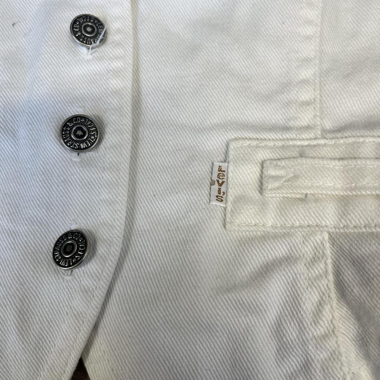 Levi's Women's Vest - White - M – Vintage 70’s Le… - image 2