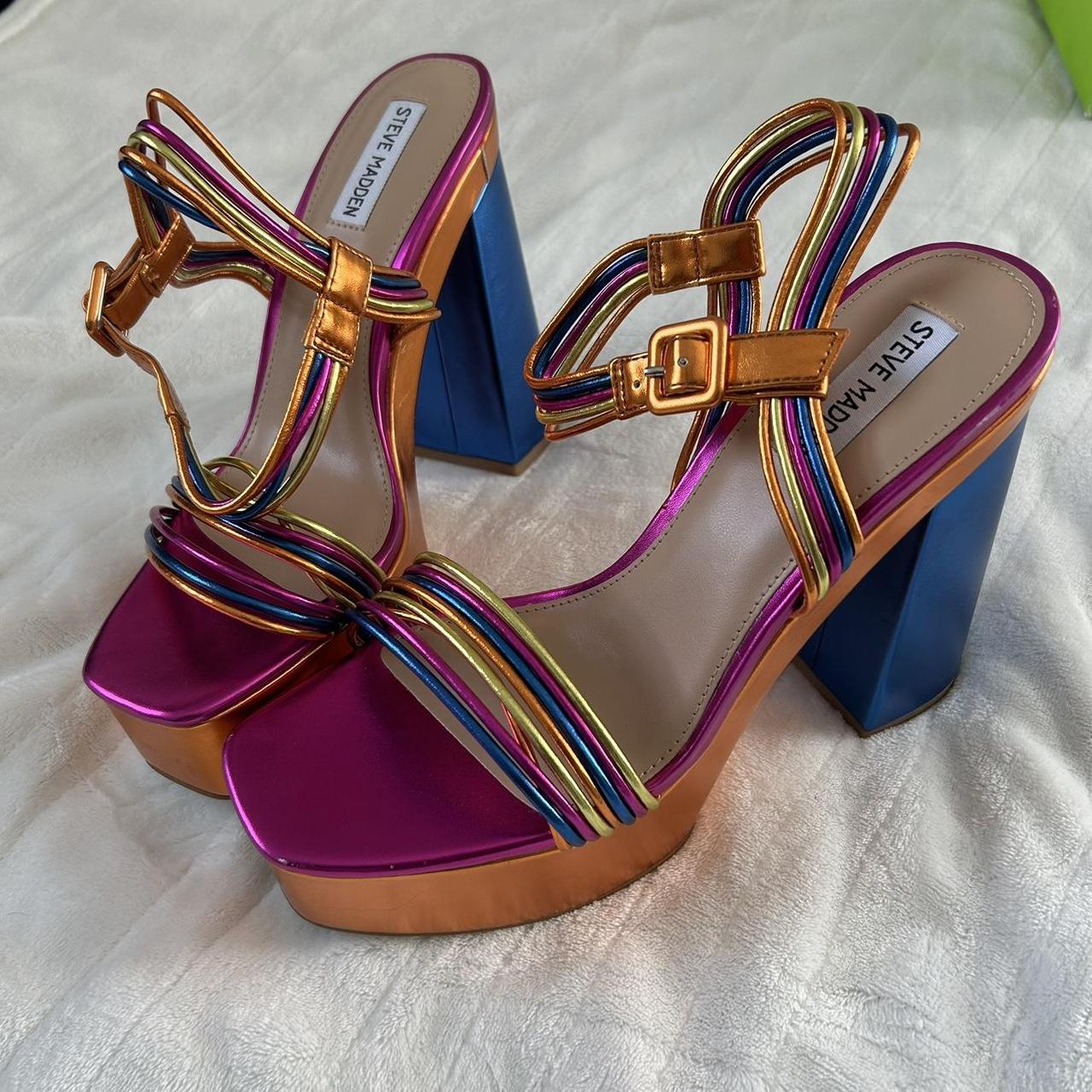 Barbie pink platform open-toe heels! Brand... - Depop