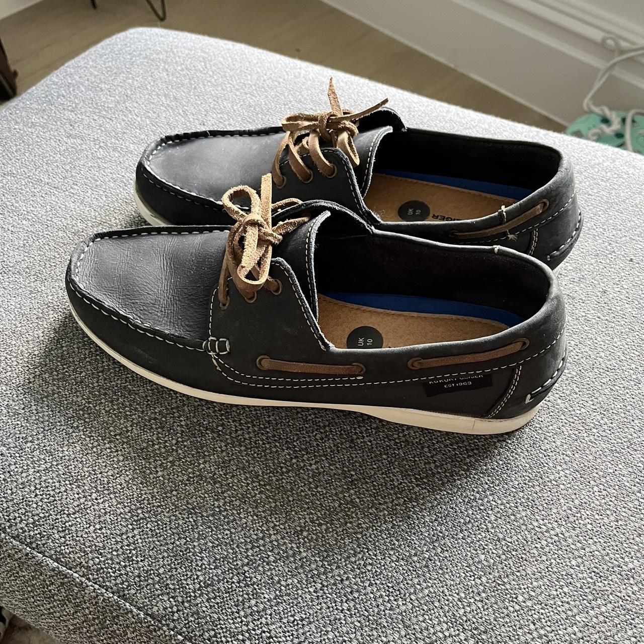 Kurt Geiger navy boat shoes Size 10