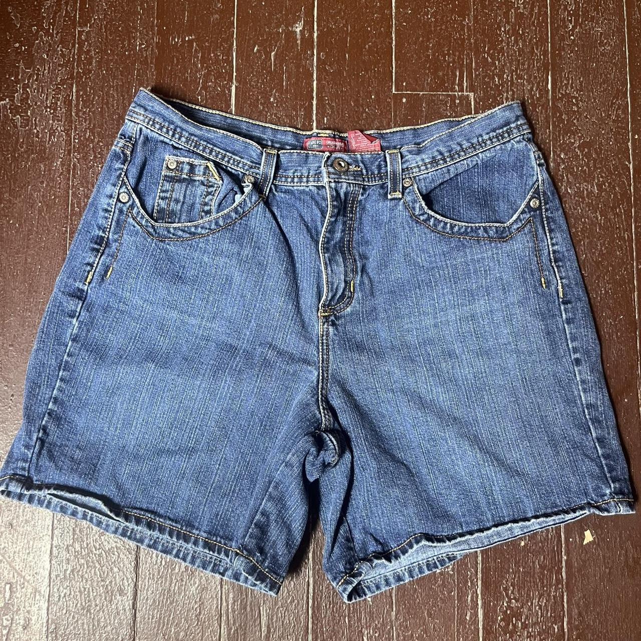 Faded Glory Baggie Jean Shorts Size 14 Size L free... - Depop