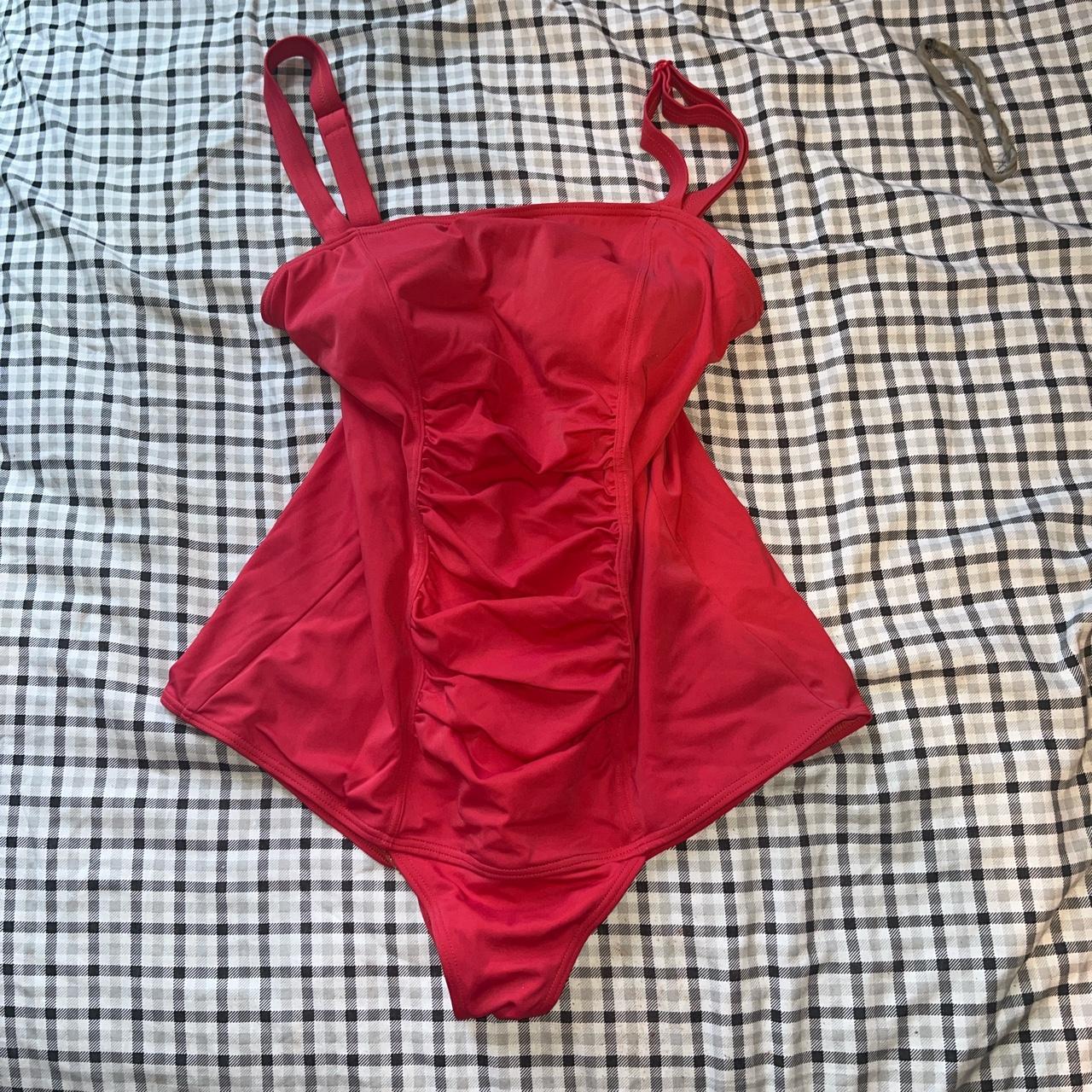 Red swimsuit \ perfect condition / ladies. - Depop