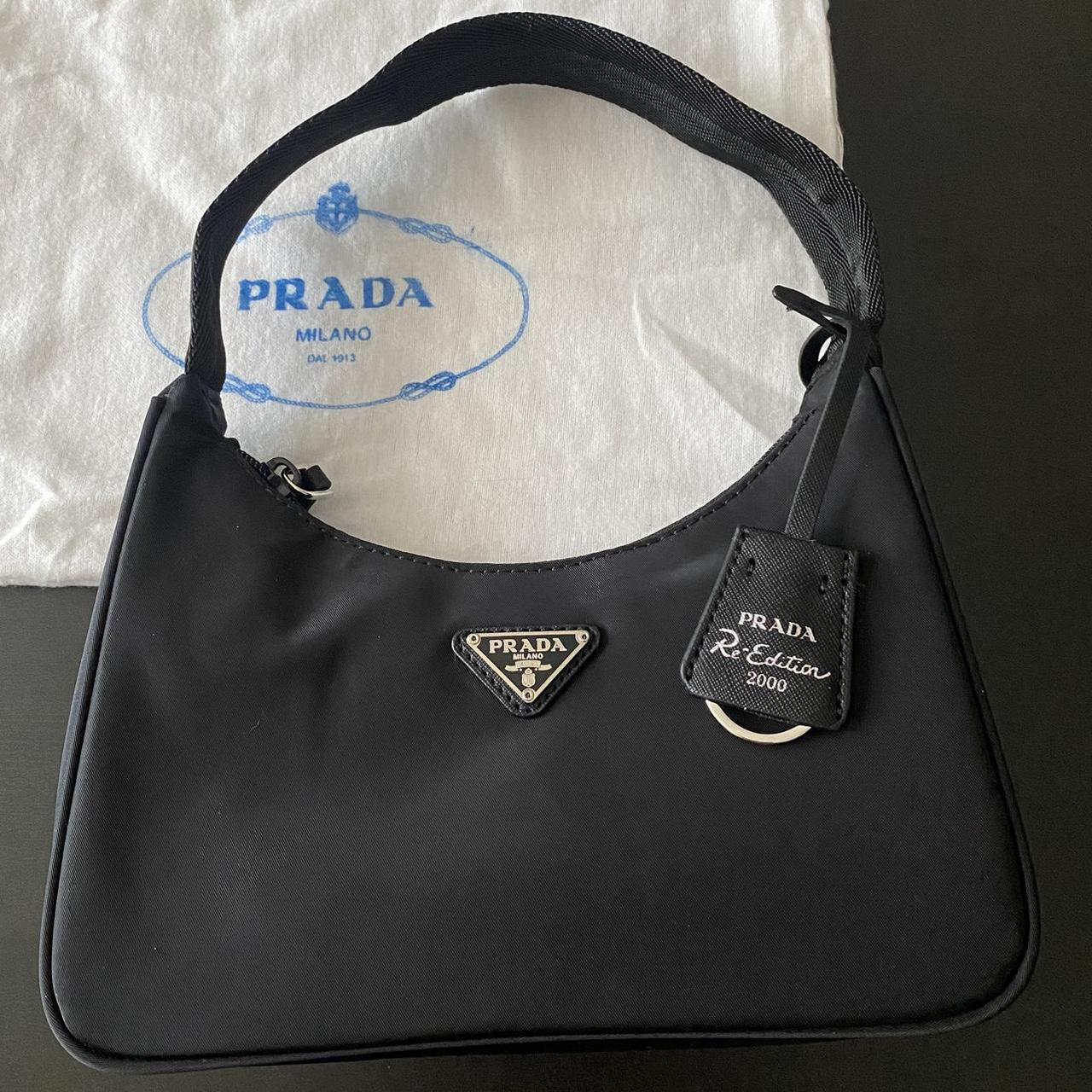 Prada shopping bag Small flaw see pic. Great for - Depop