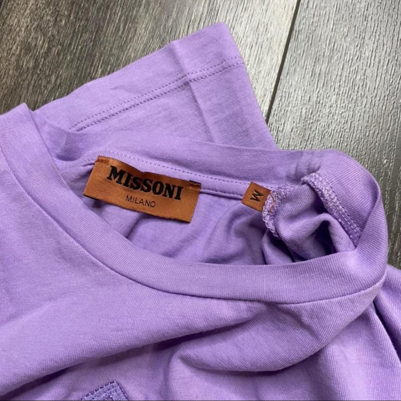 Missoni milano on sale purple t shirt