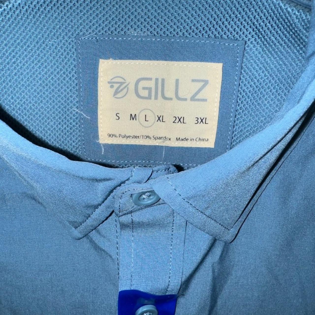 Gillz Men's Long Sleeve Performance Fishing Shirt - Depop