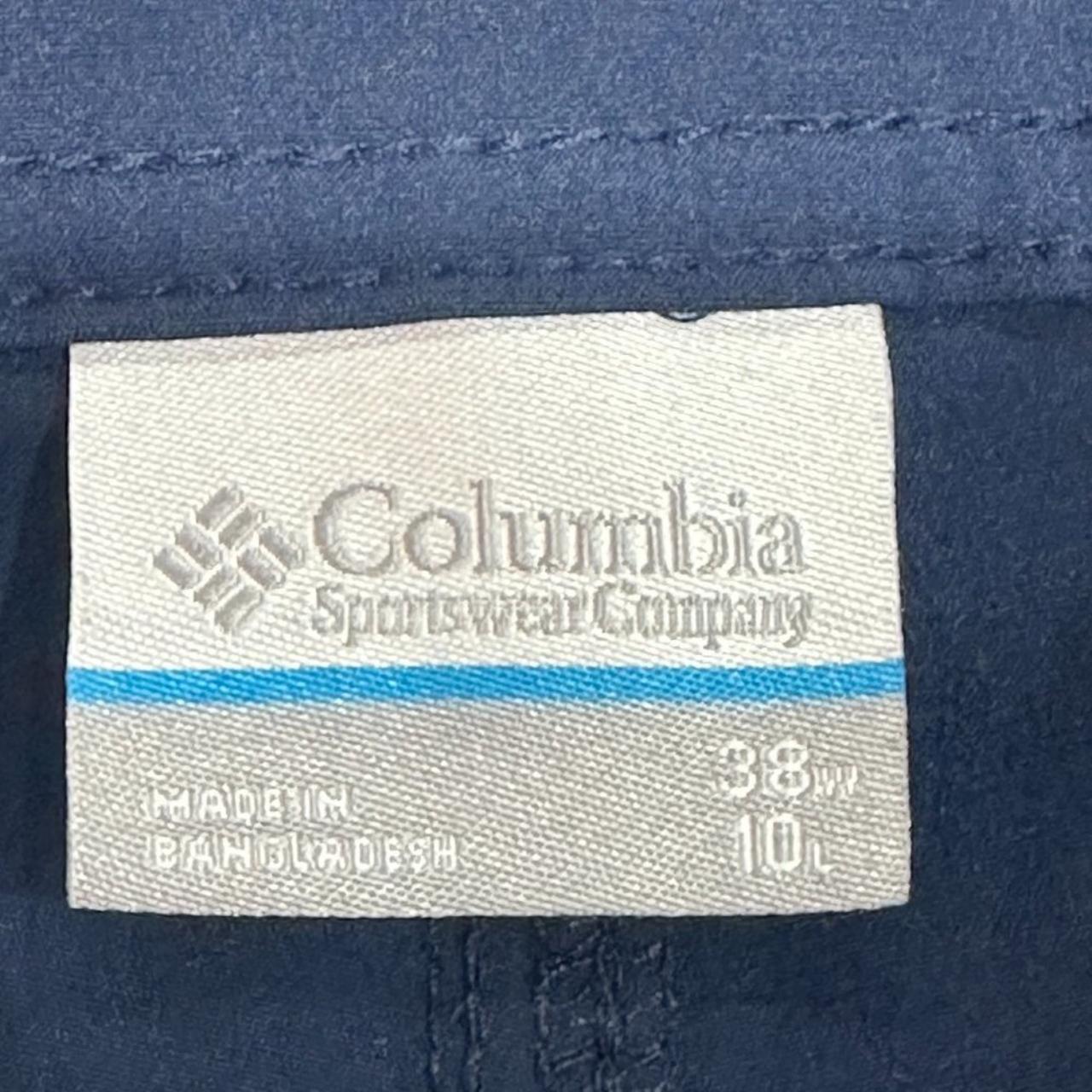 Men's Columbia PFG Navy Fishing Outdoor 10 Shorts - Depop