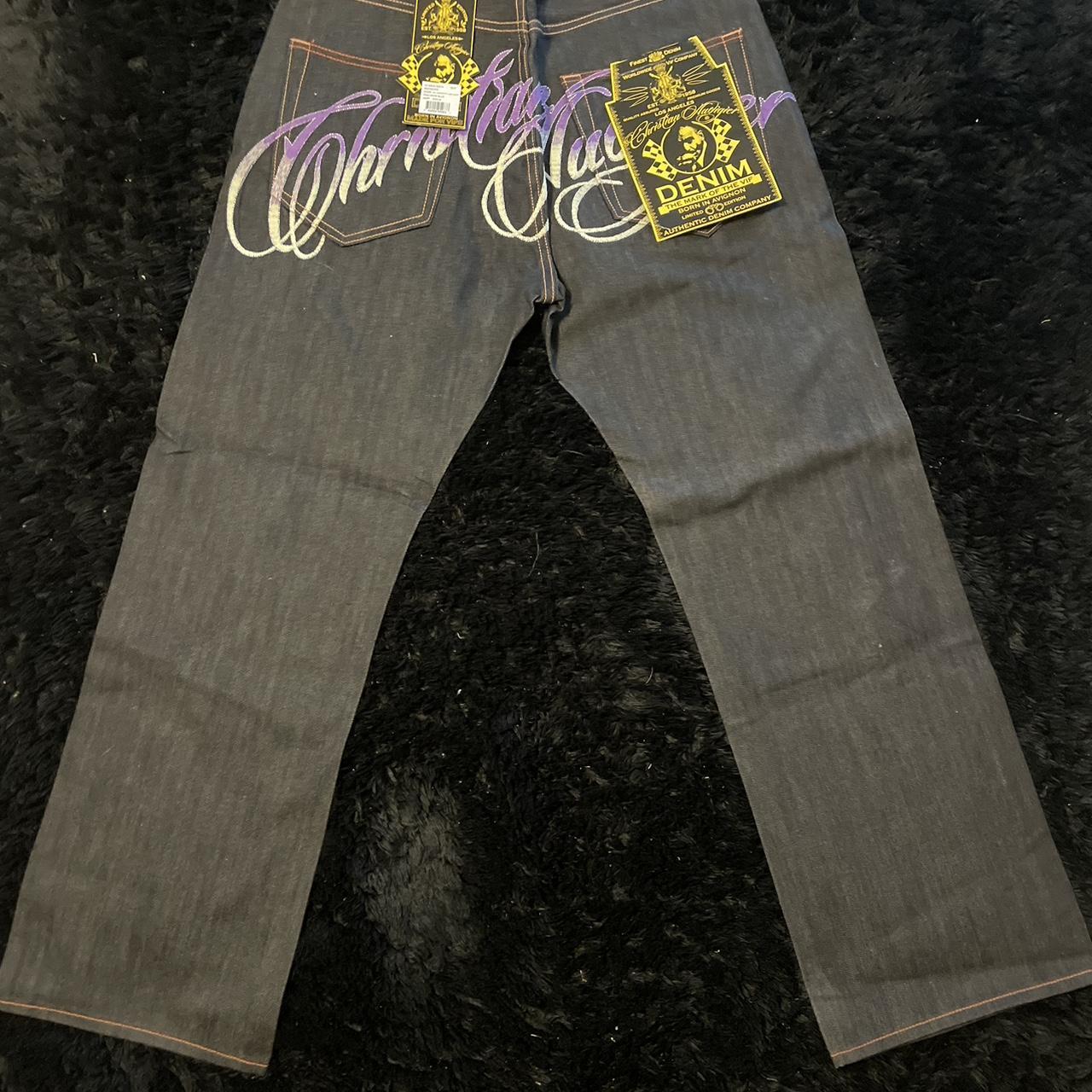 DEADSTOCK CHRISTIAN AUDIGIER ED HARDY DENIM JEANS