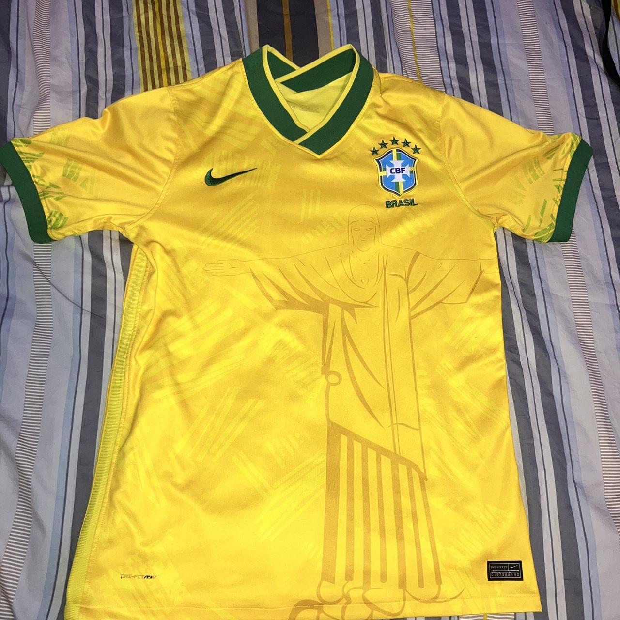 Christ The Redeemer Nike Brazil Jersey Like new... - Depop