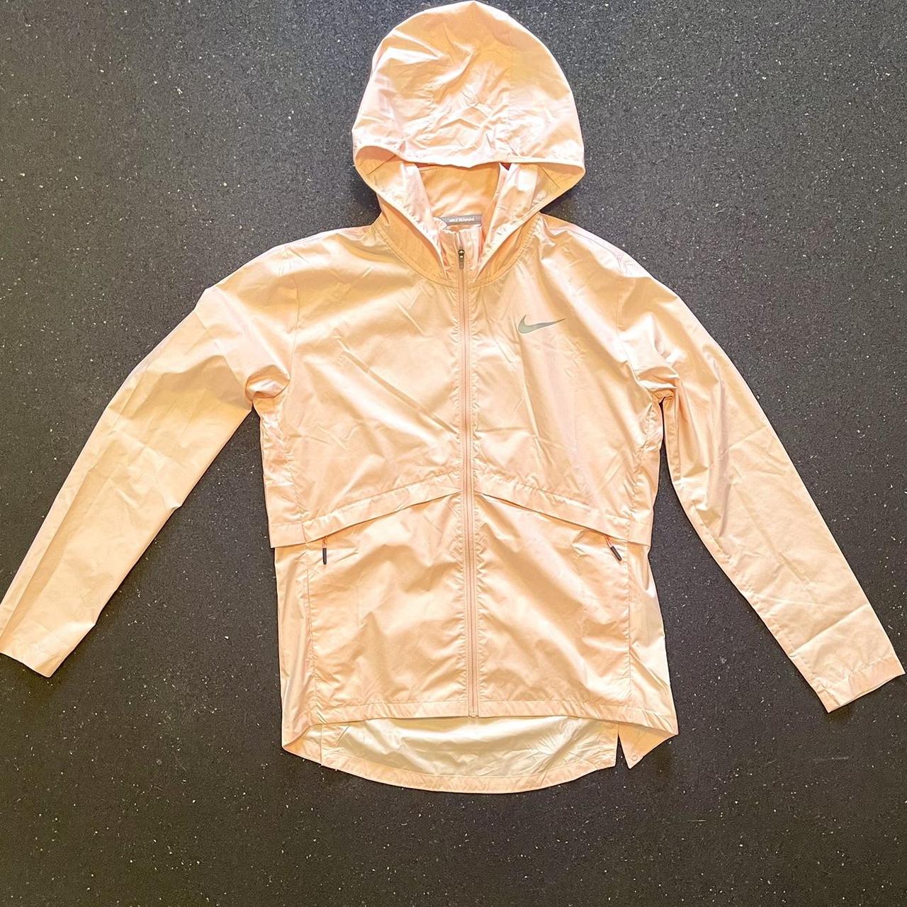 Peach nike windbreaker on sale