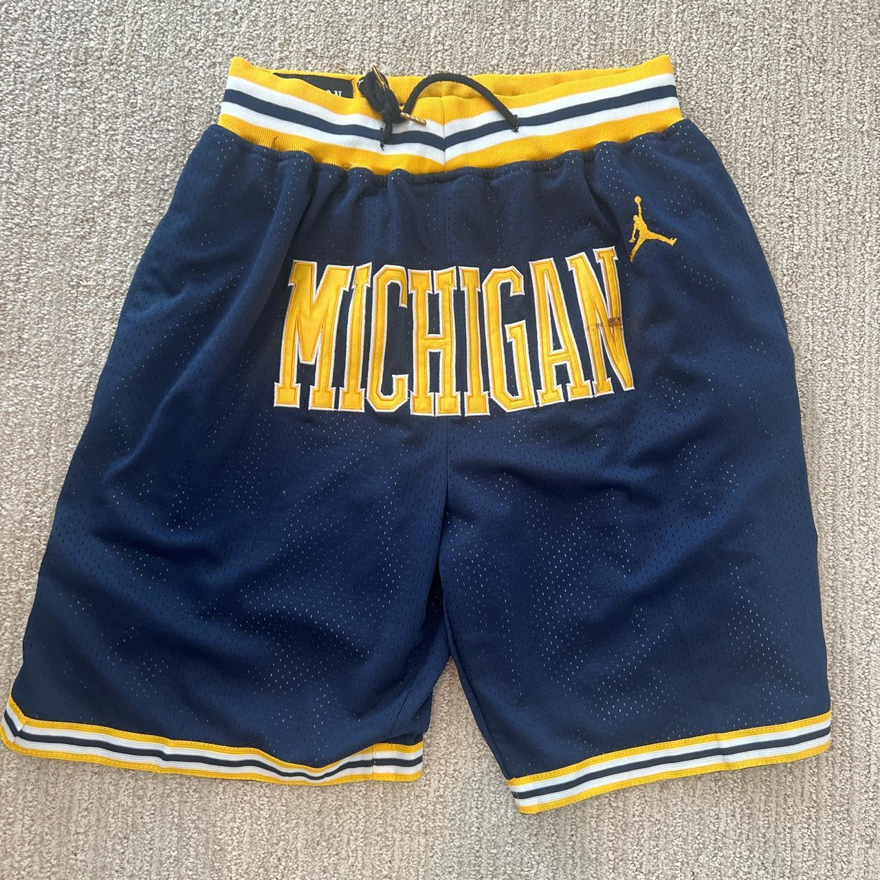 University of Michigan Just Don Basketball Shorts Depop