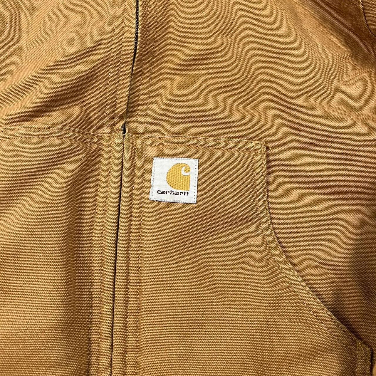 Carhartt Hooded Workwear Jacket youth M full zip... - Depop